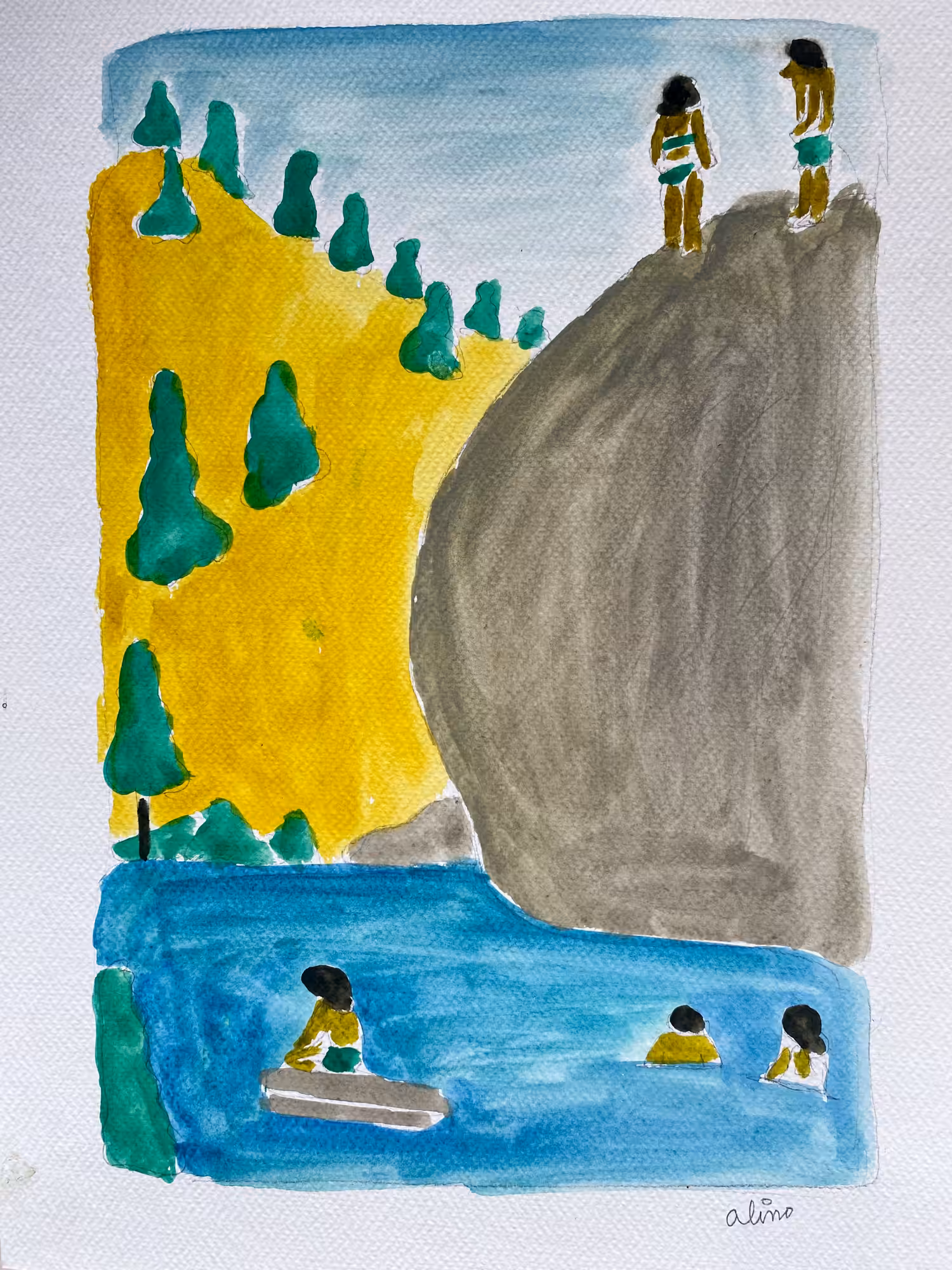 Cliff jumps
