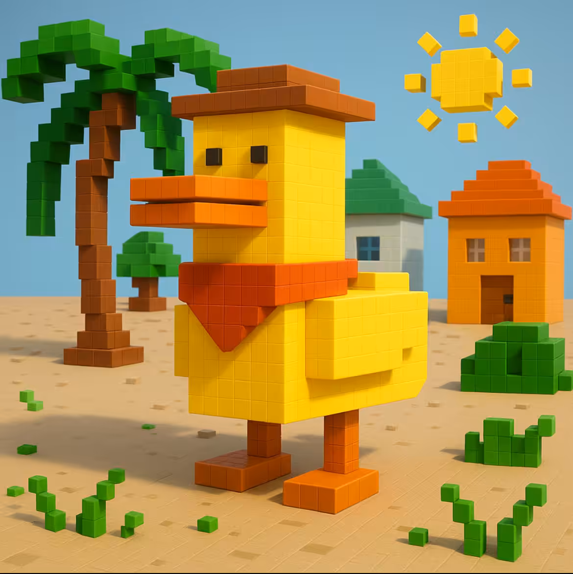 DUDE DUCK COWBOY 