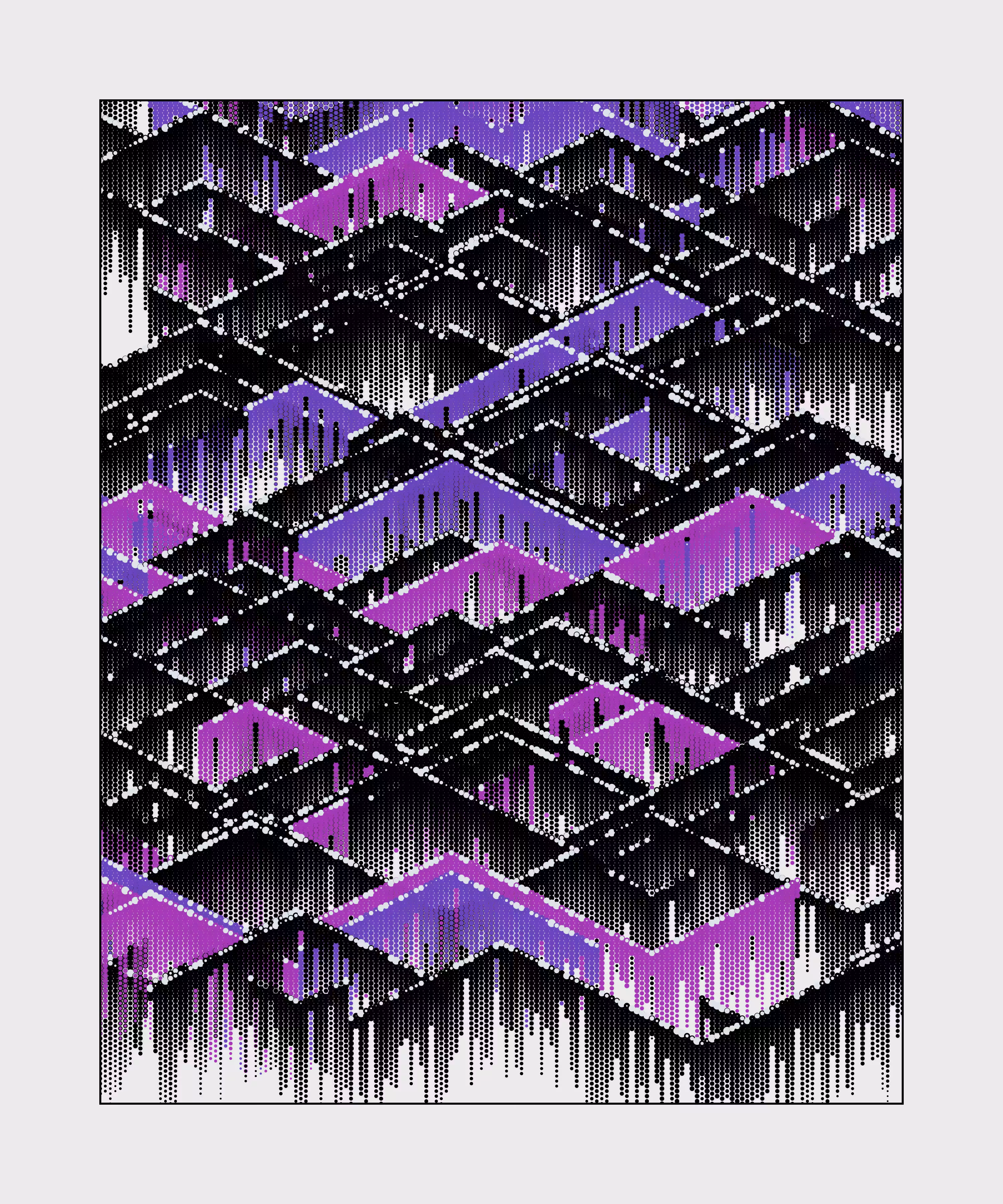 Levitating labyrinth (Violet + Purple)