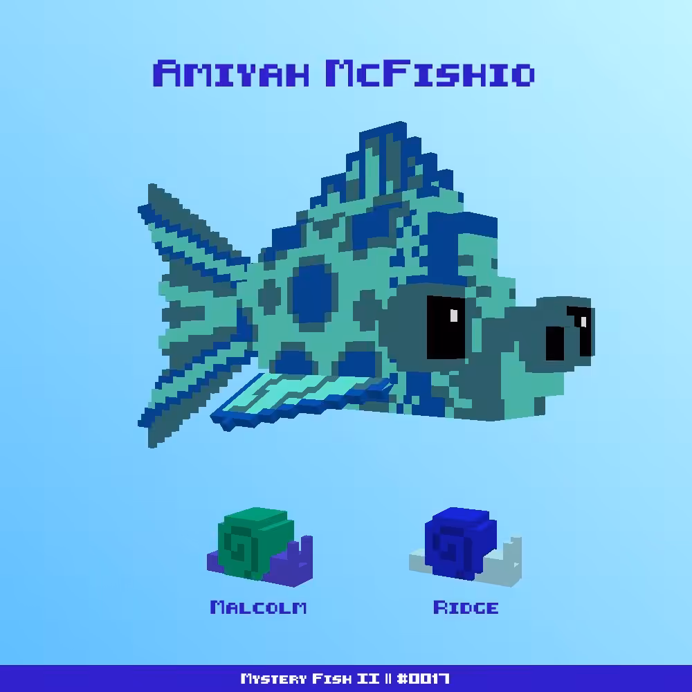 Amiyah McFishio :: Mystery Fish 0017/1000