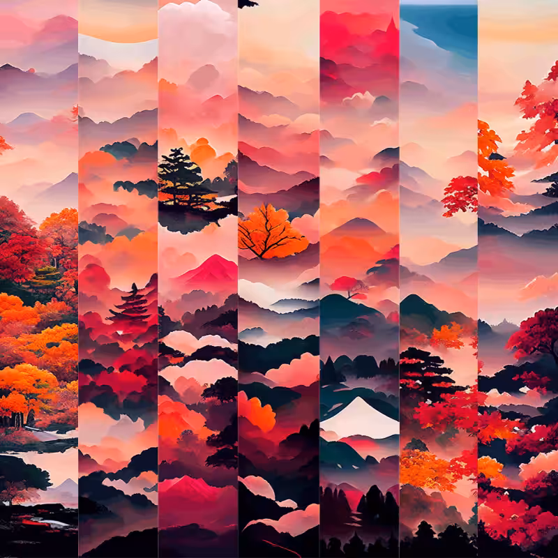 AI Japanese Autumn #6