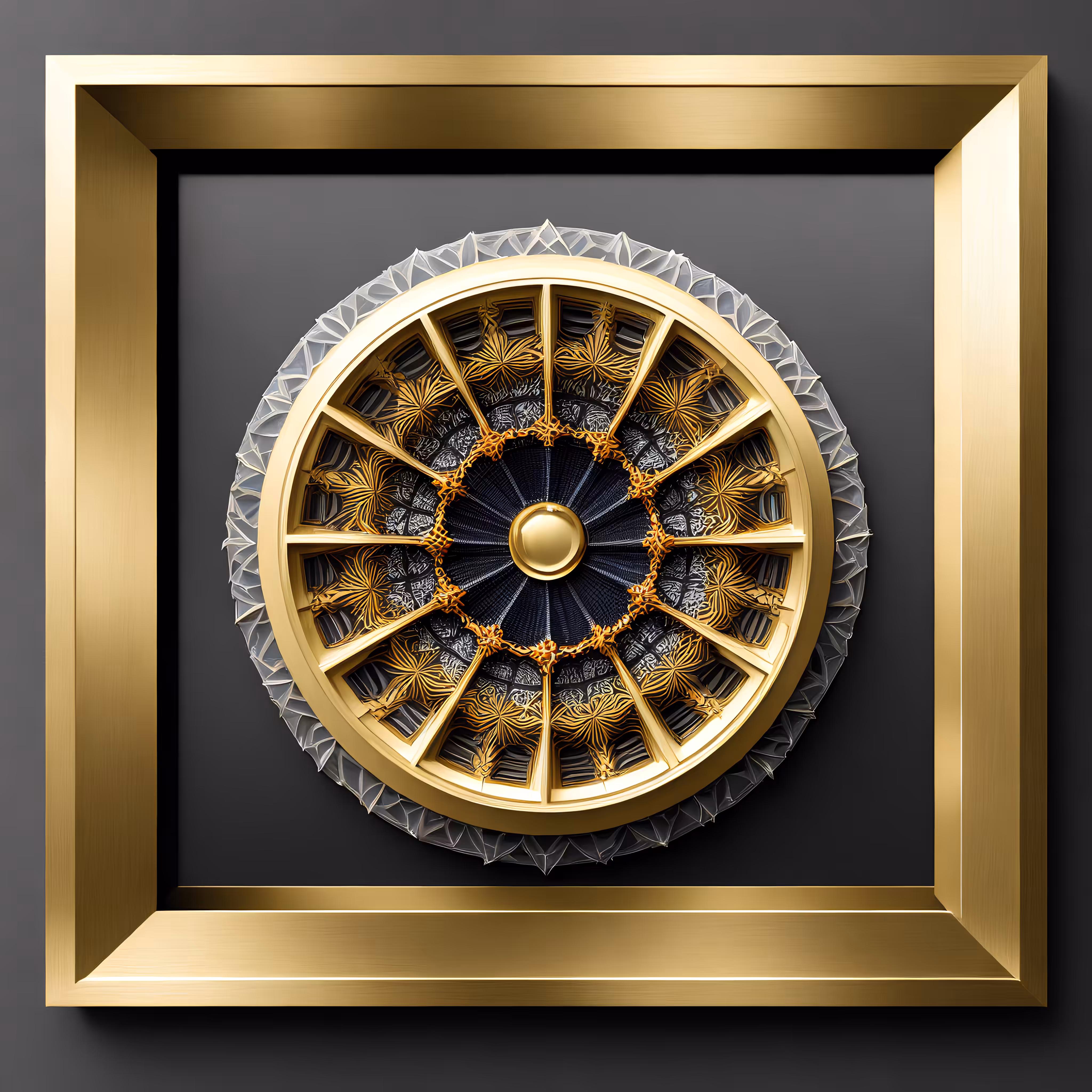 Luxurious Gold Framed Art f5