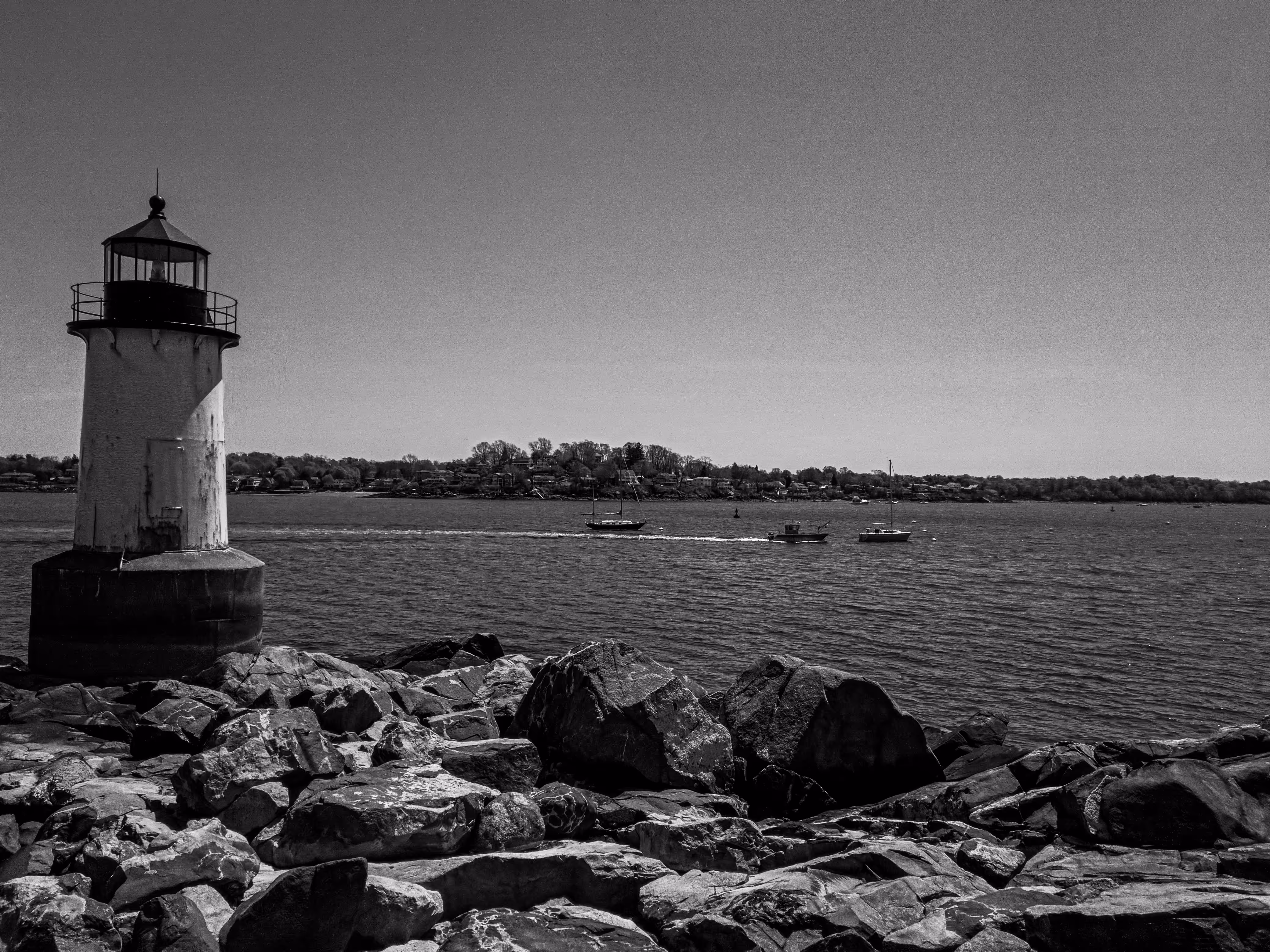 "The Lighthouse and Harbor" Salem, Massachusetts