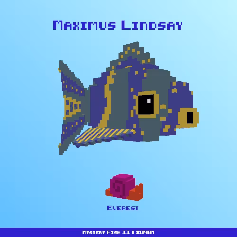 Maximus Lindsay :: Mystery Fish 0481/1000 