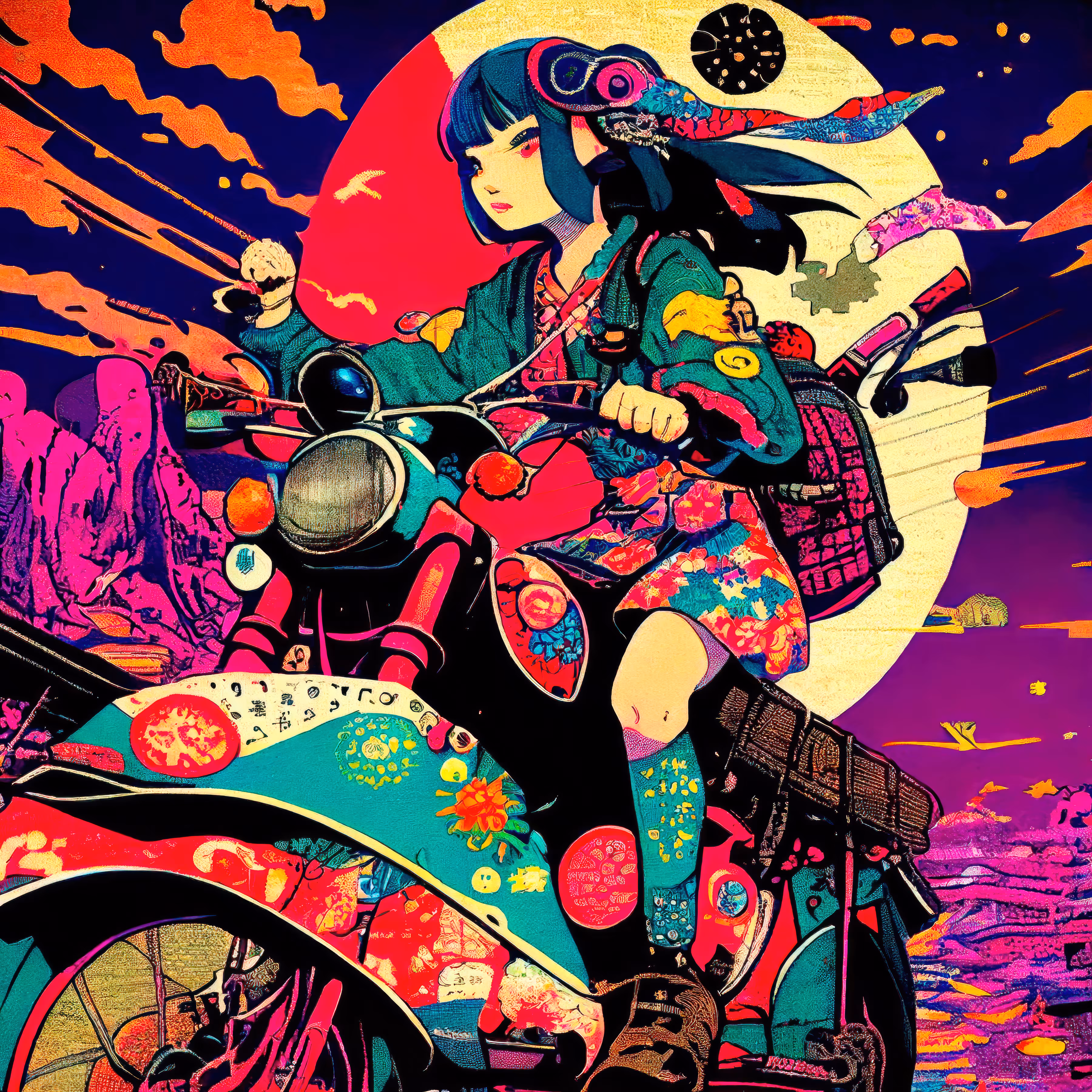 Geisha Punk #14 (Motor to the Moon Edition)