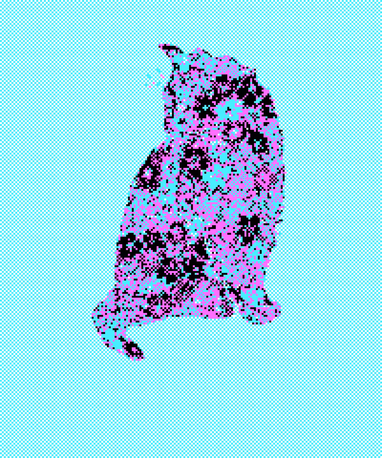 Pixilated Cat