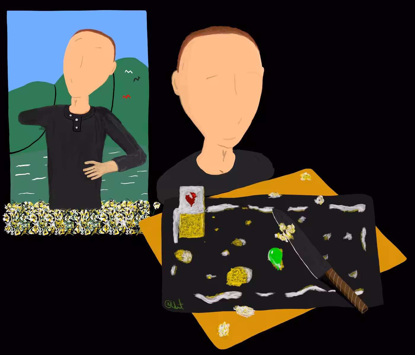 Two Avatars One Piece of Cake