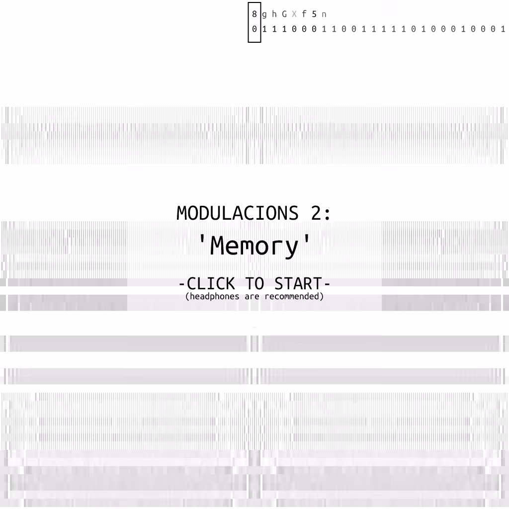 Modulacions 2: 'Memory' (audio) #67