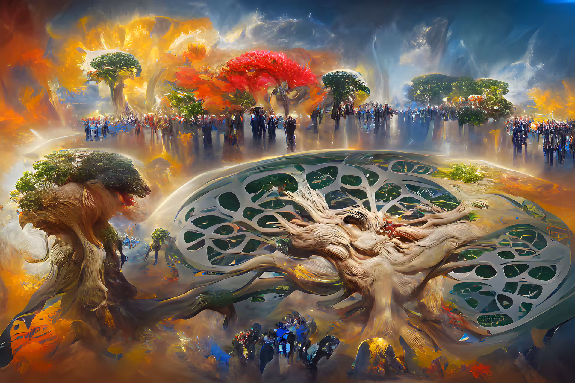 Nature's stage