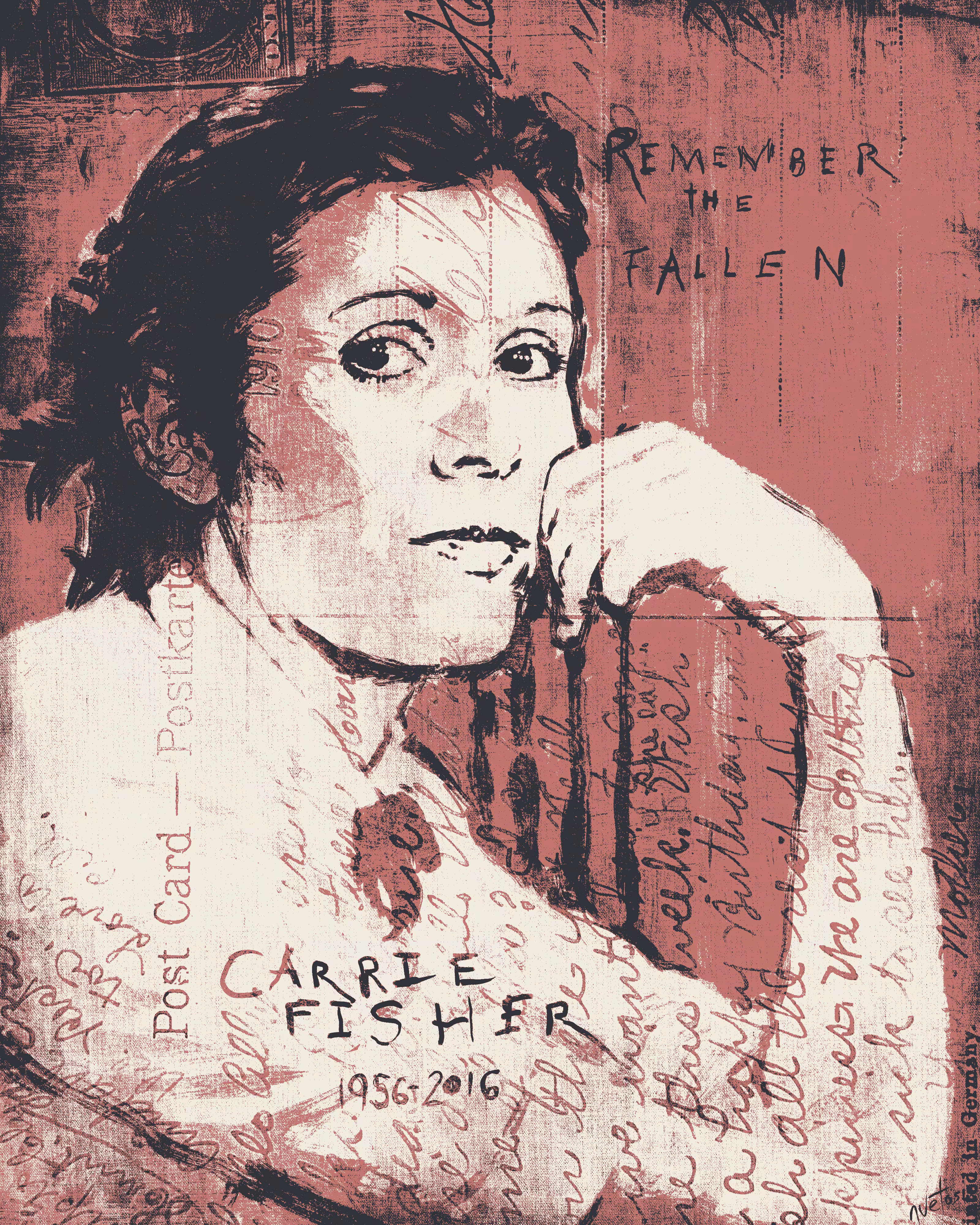 Remember the Fallen: Carrie Fisher, 1956-2016