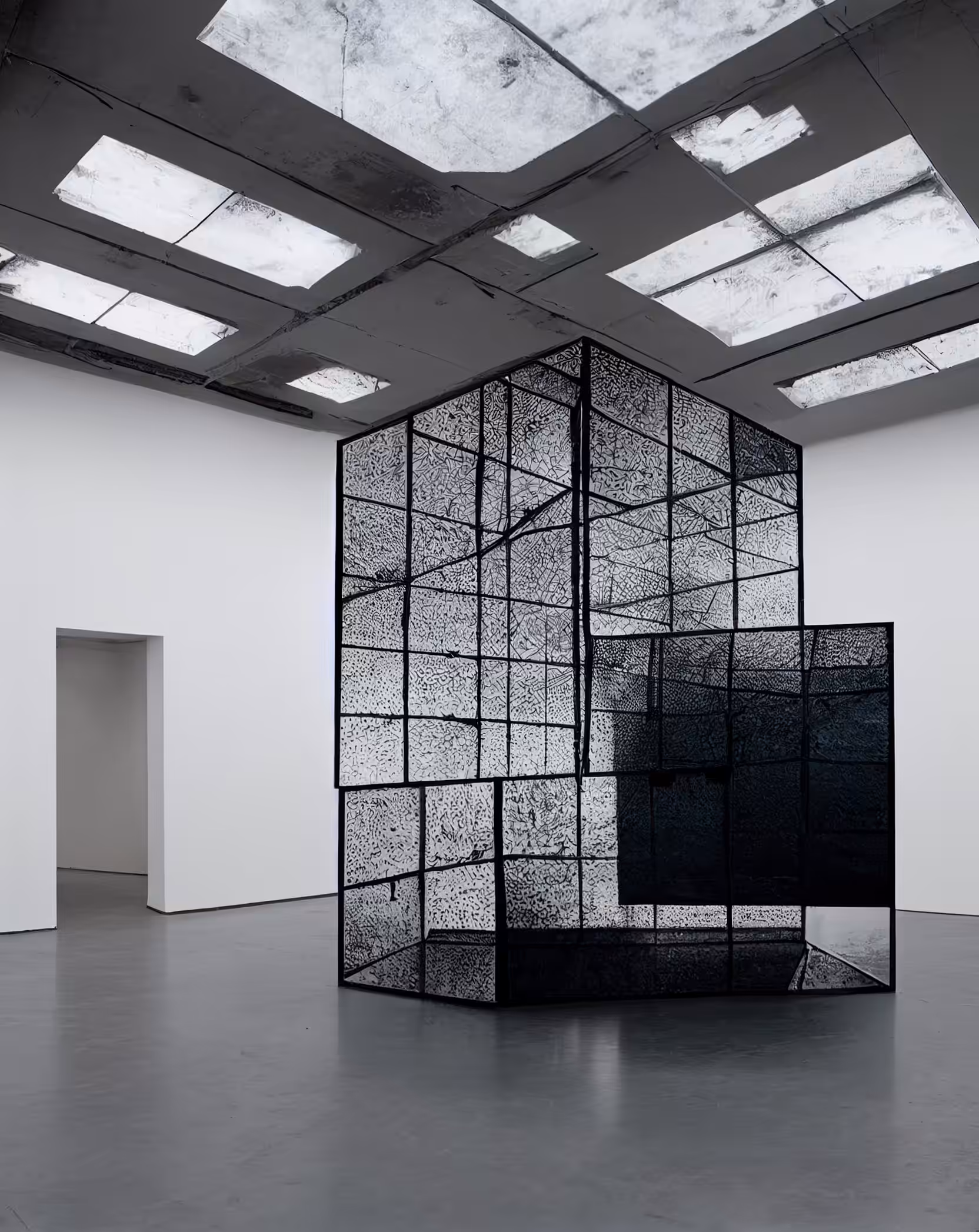 Glitching cubes from 2044