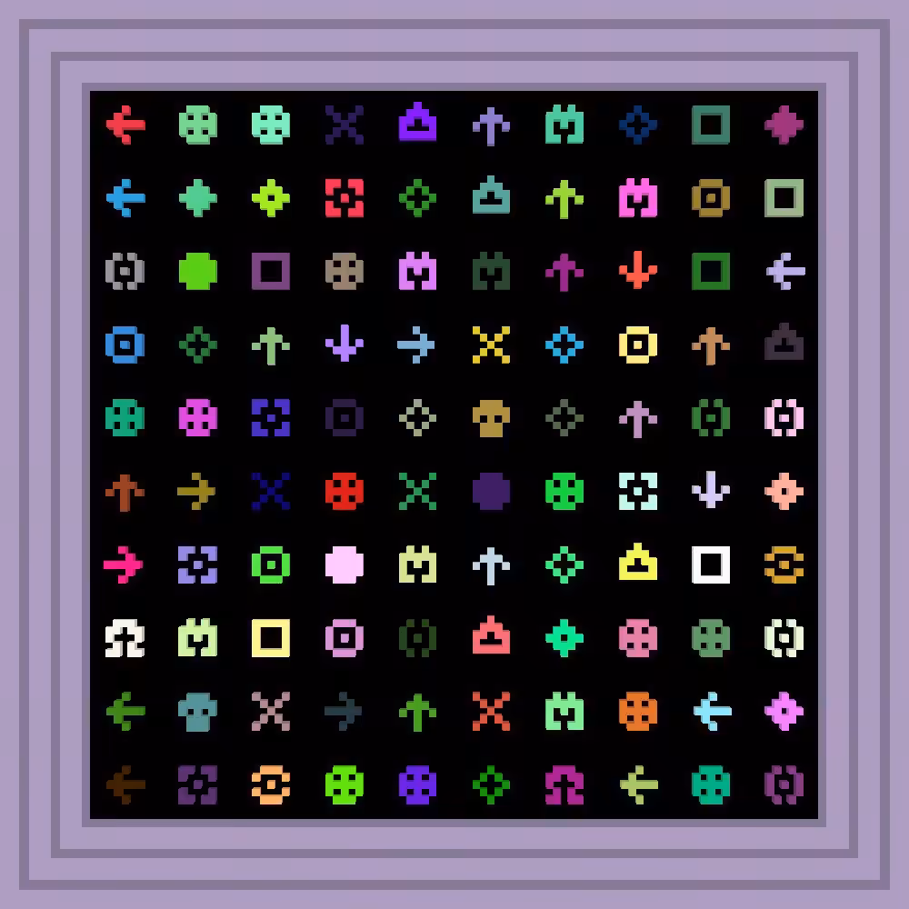 kideight :: Procedural Symbols #350/1000