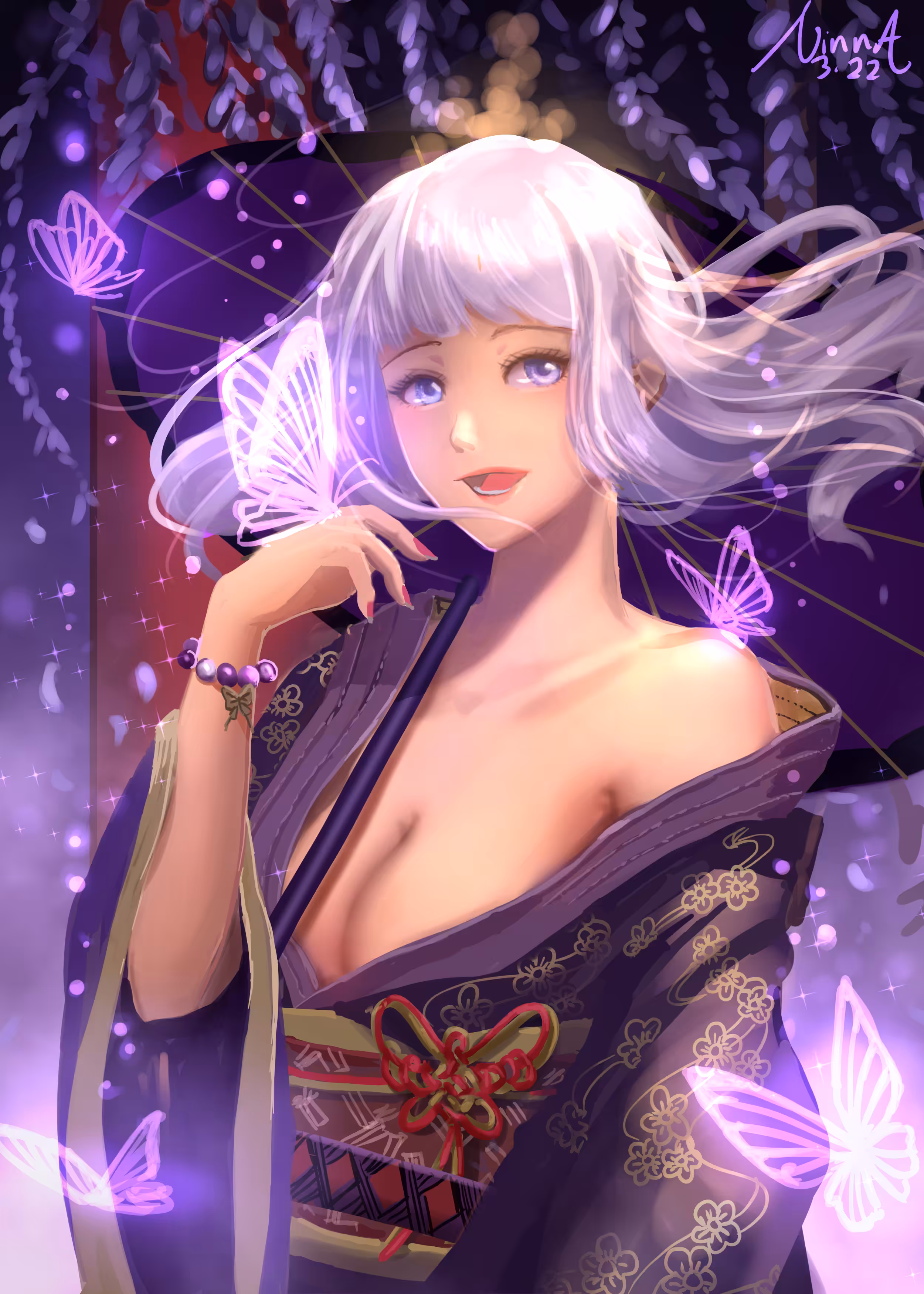 Butterfly smile