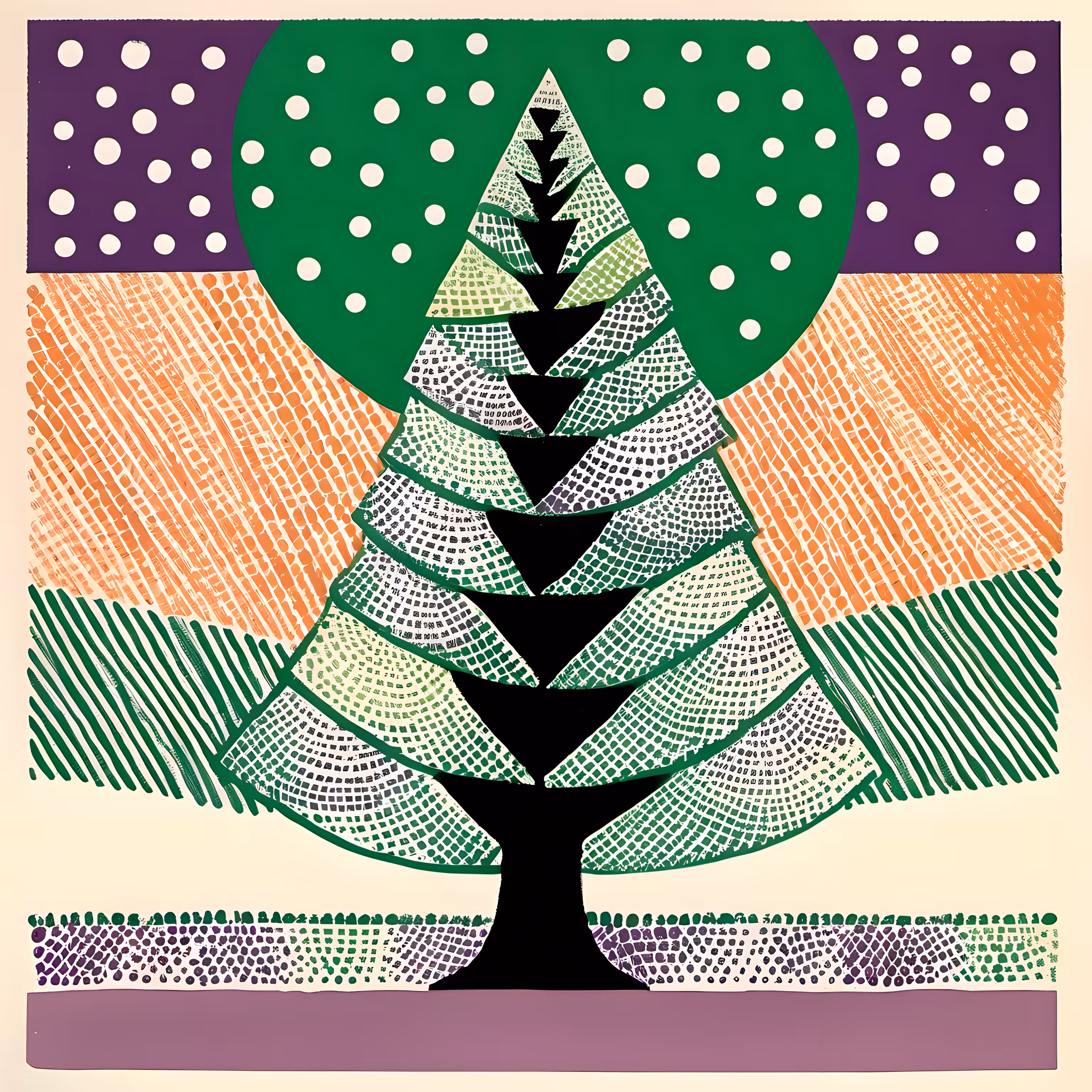 Riso Festive Trees #27