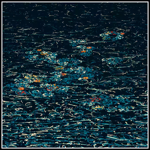 Polluted water lilies #55