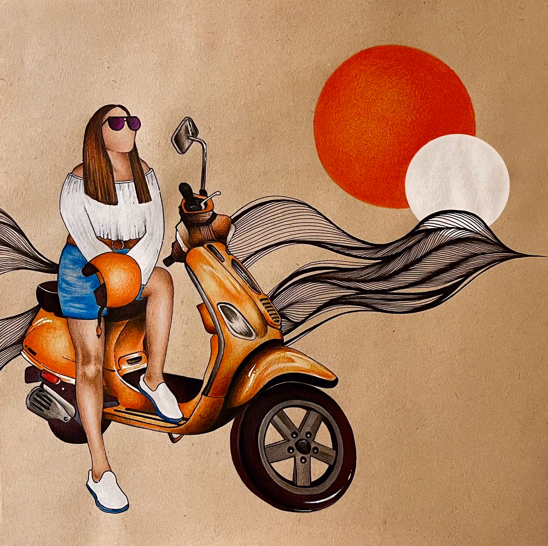 Orange Moon