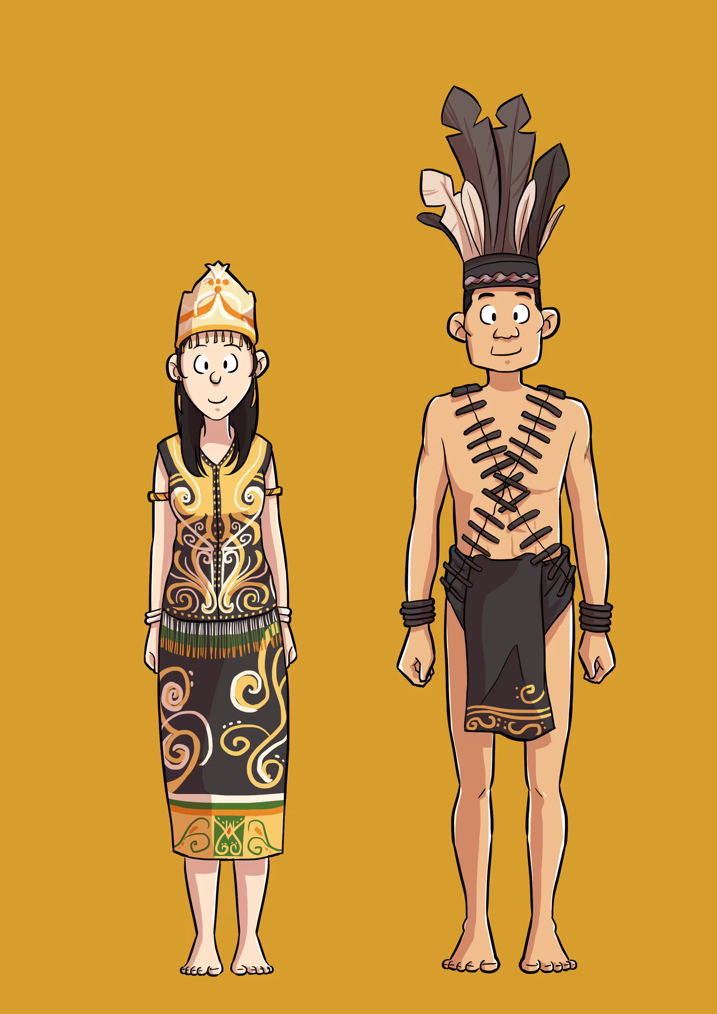 DAYAK Tribe 004-Kalimantan Indonesia