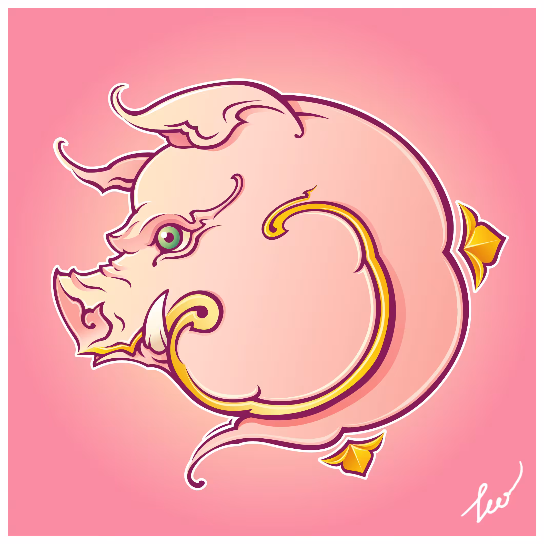 12 Zodiac - Year of Hog
