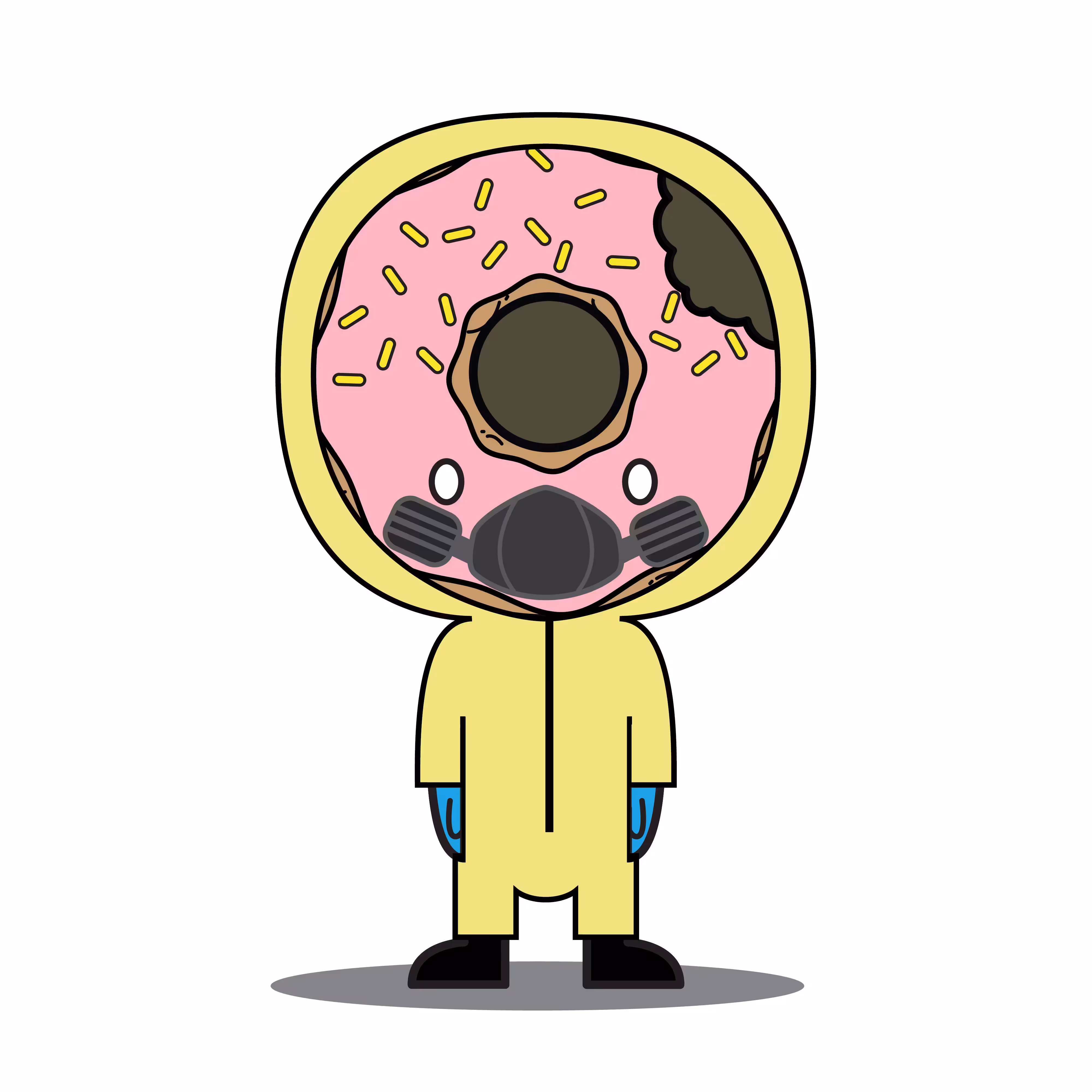 Butternut Deluxe 1s: Hazmat Deluxe “DONUT HEADS” - #85