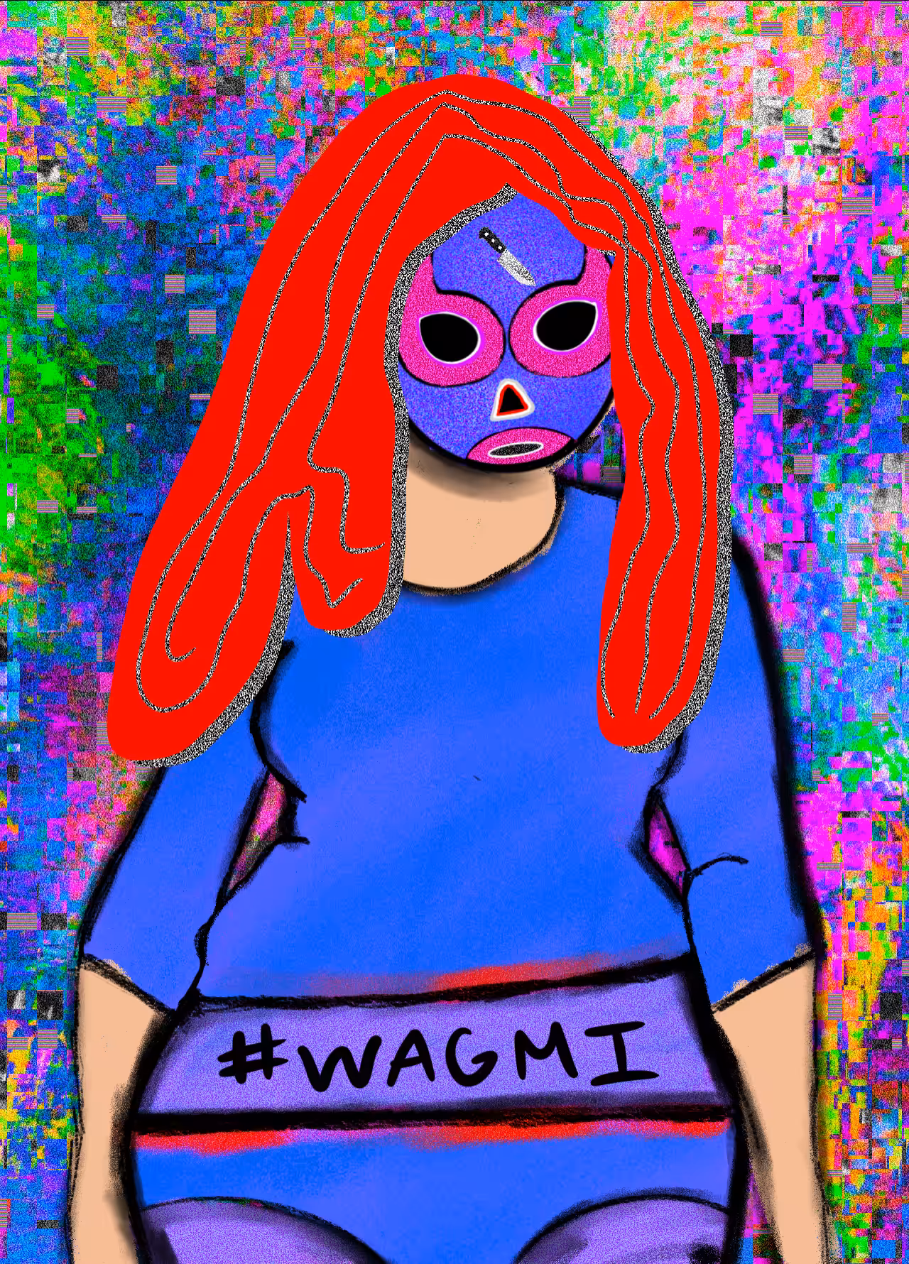 NFT luchadora #18