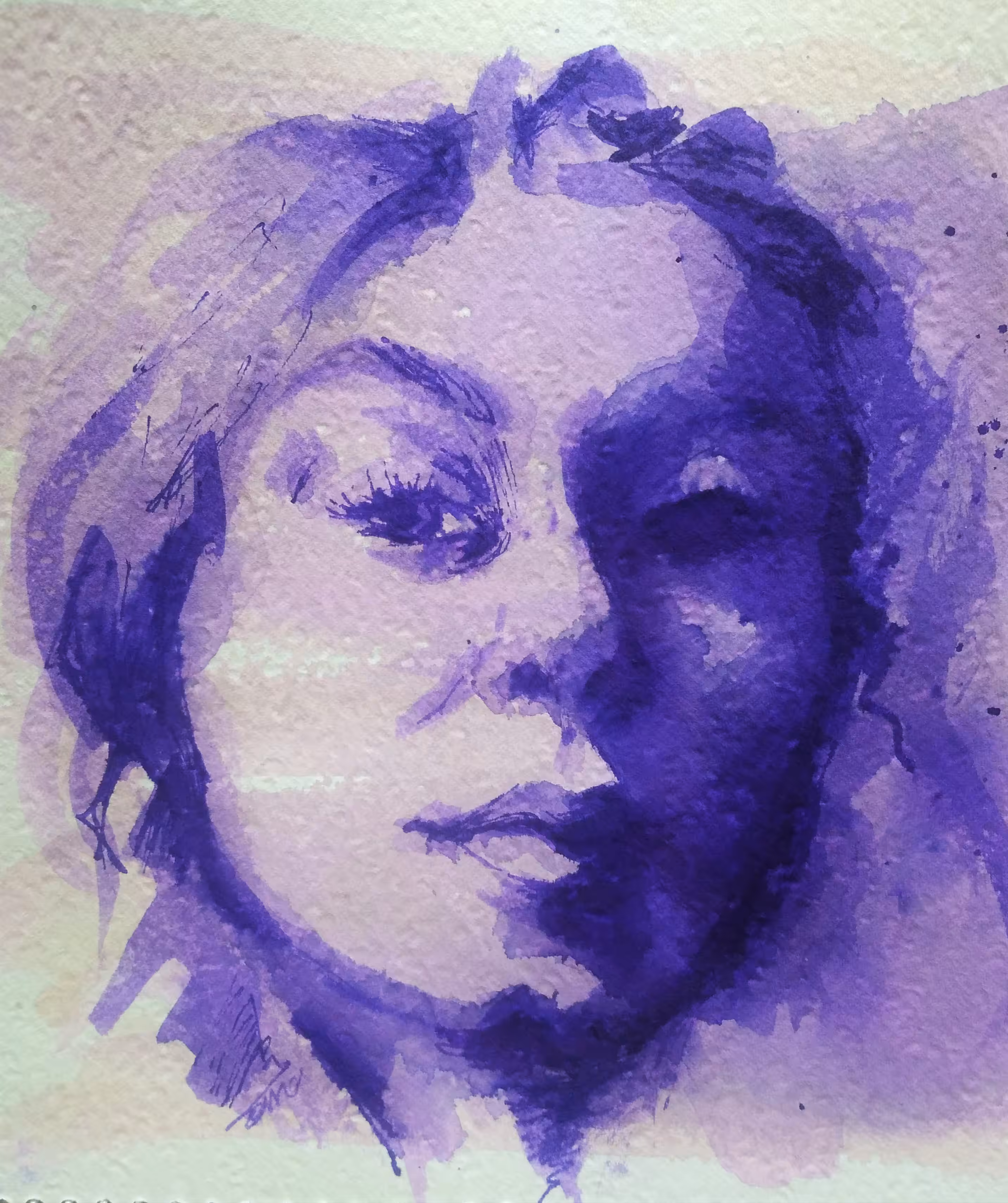 Self portrait in light