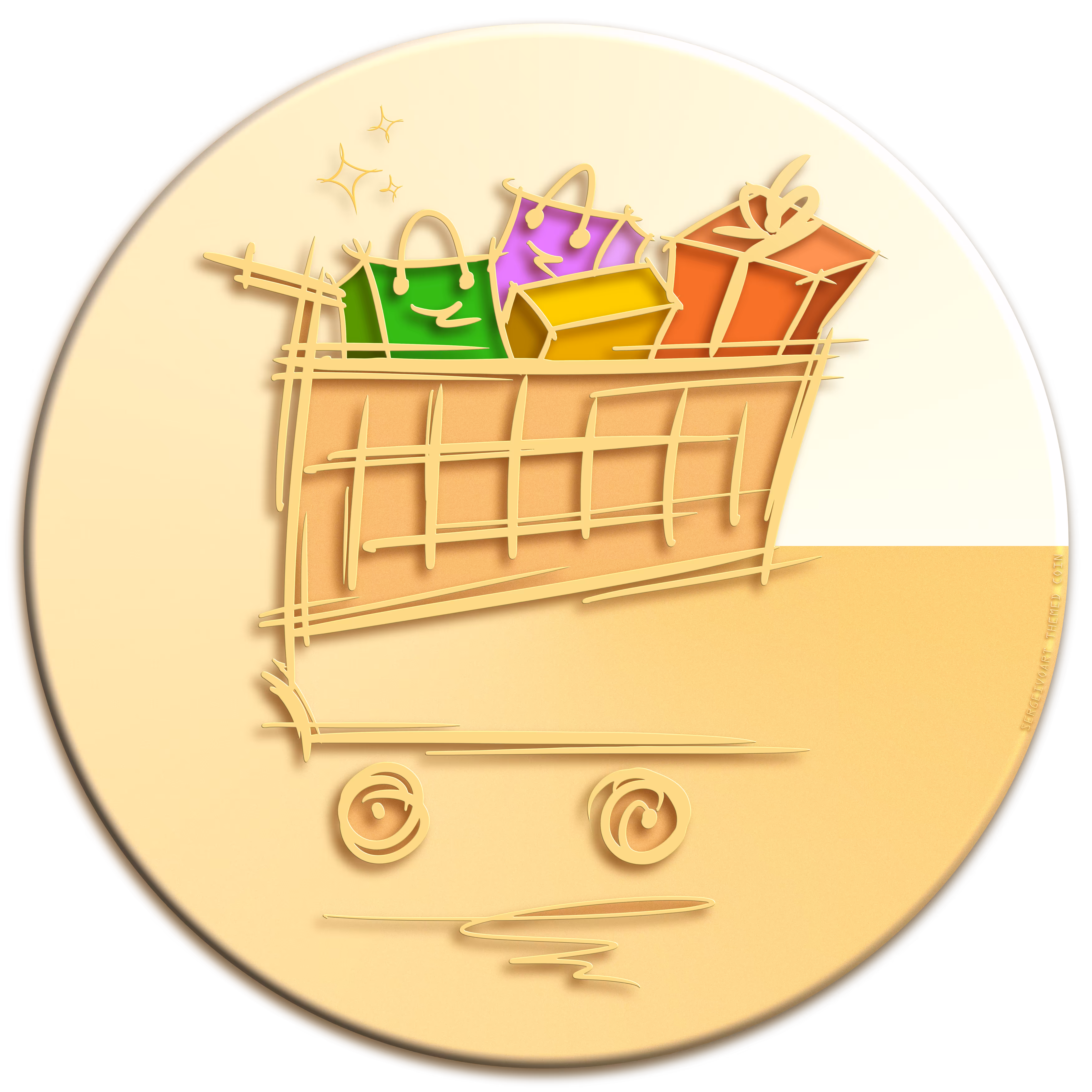 Themed Coin #7 - Shopping