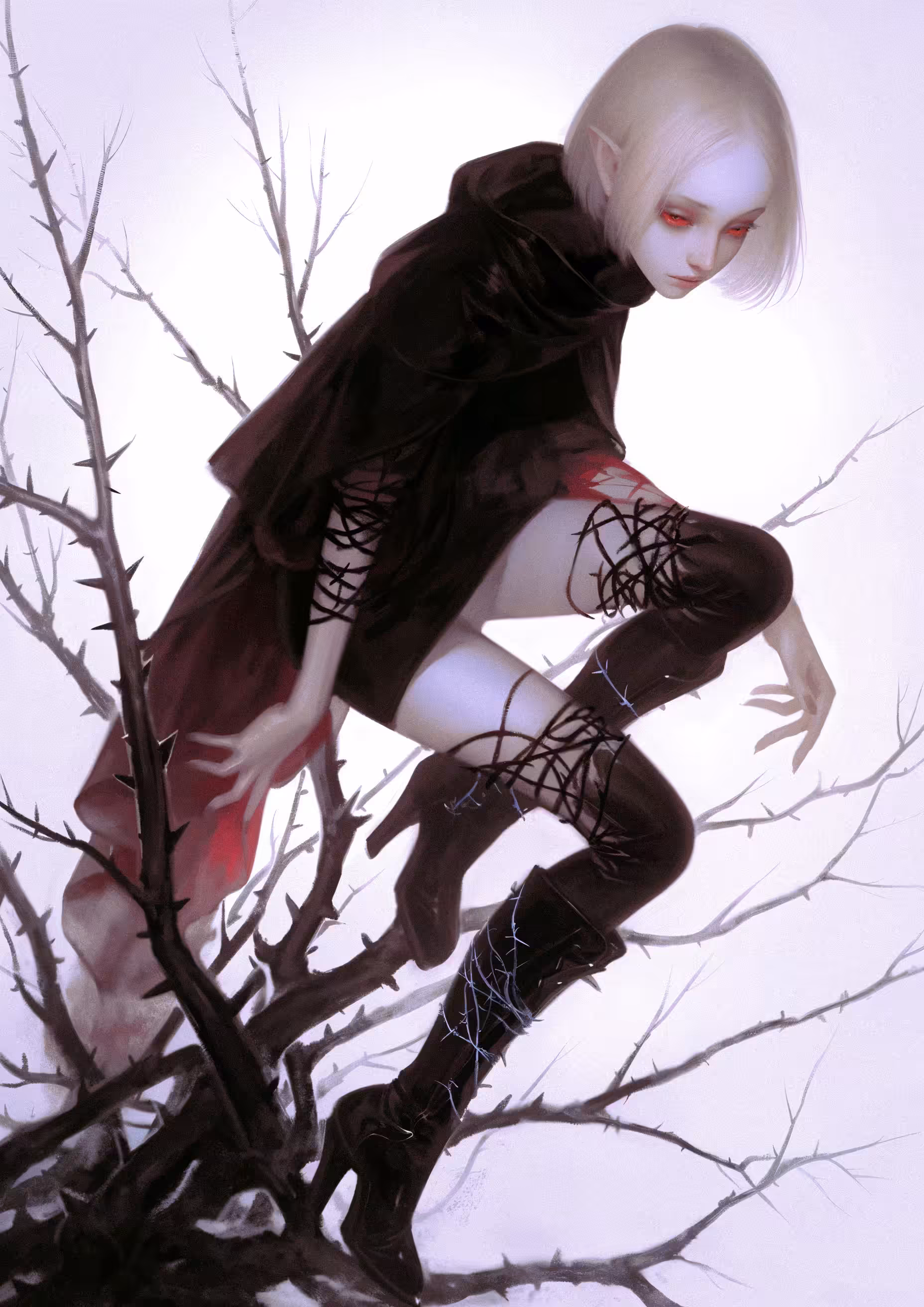 born in thorns and prickles