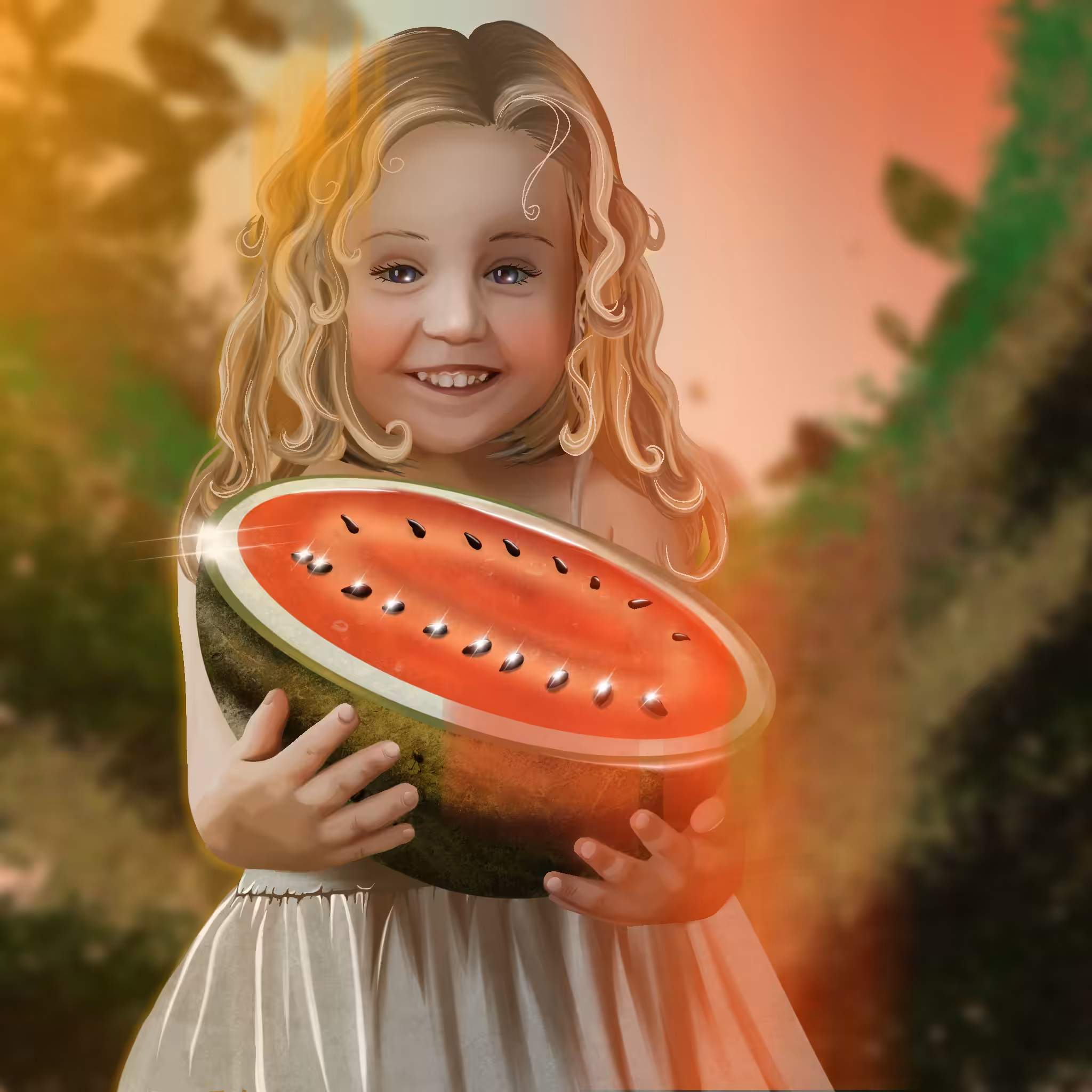 Watermelon happiness