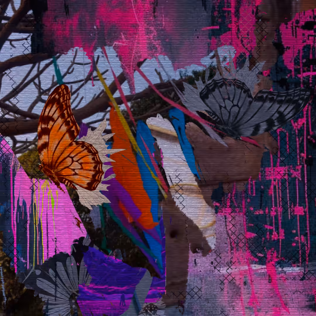 Fluttering blooms