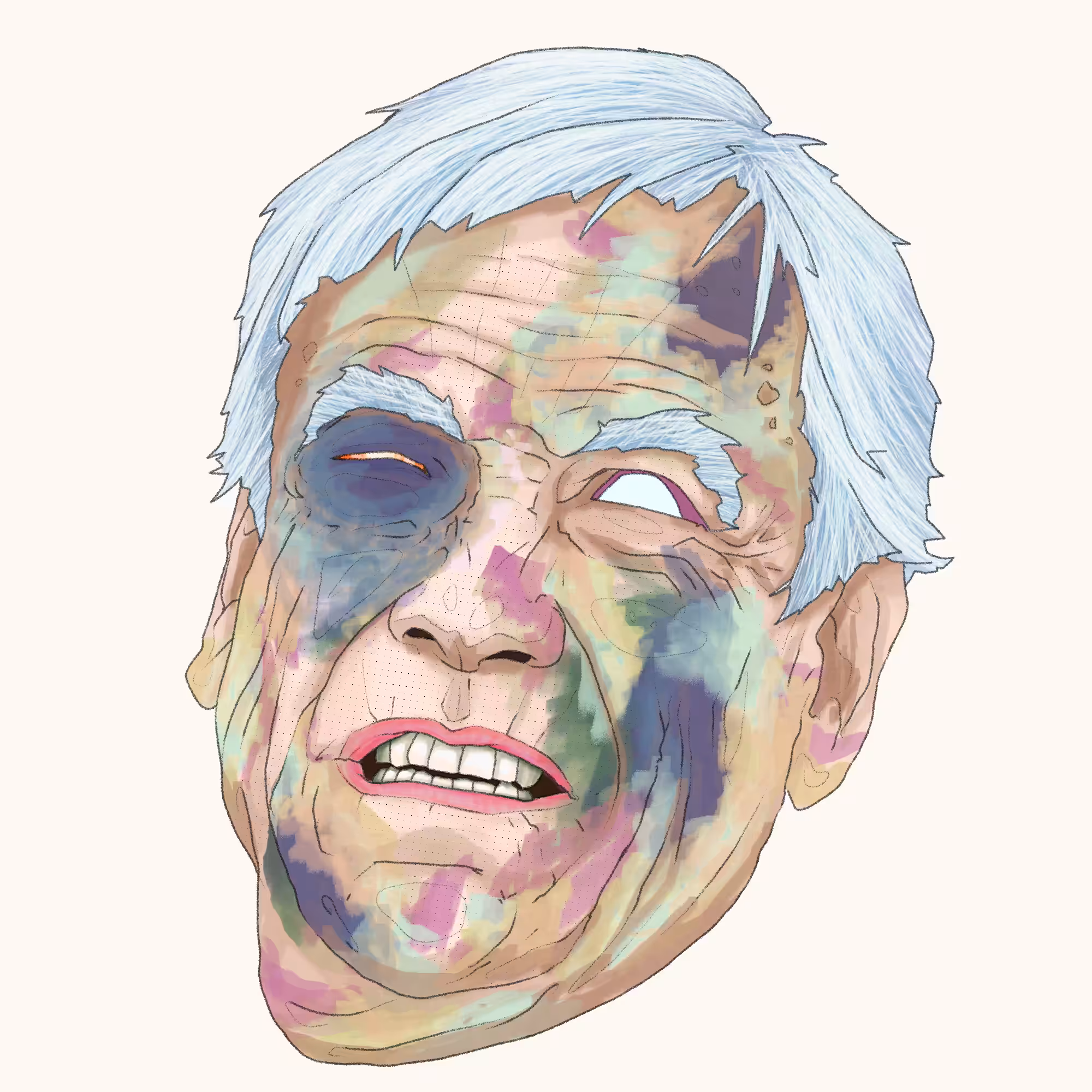 La cabeza muerta de Sebastián
