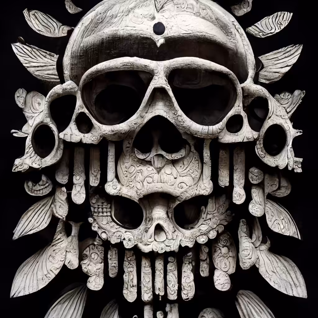 Skull #6 India - Celebrate 75 years of independence