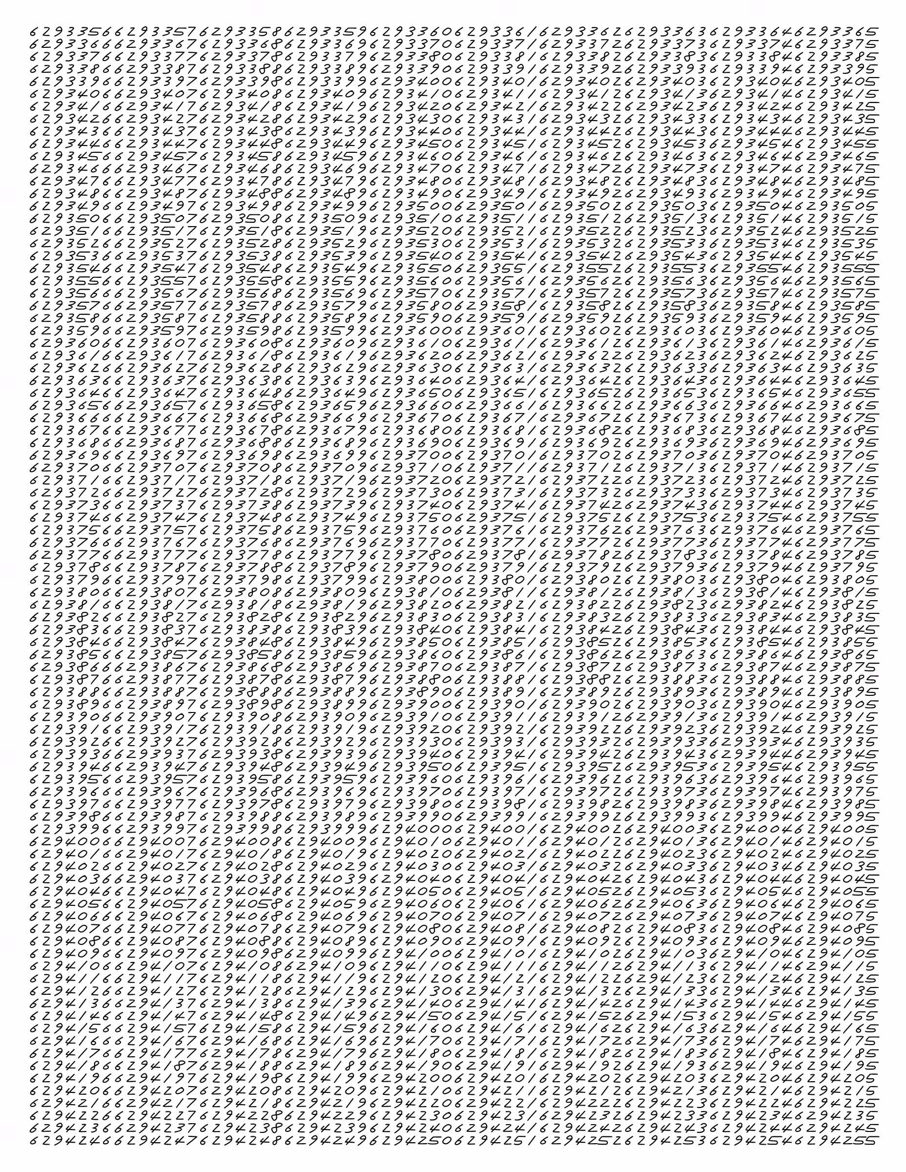 Endless (5,607,250 to Infinity) #2327