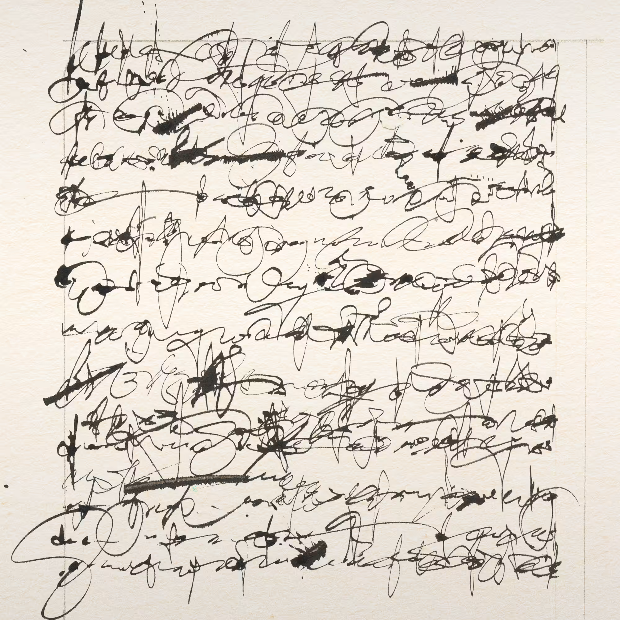 Asemic thoughts #1