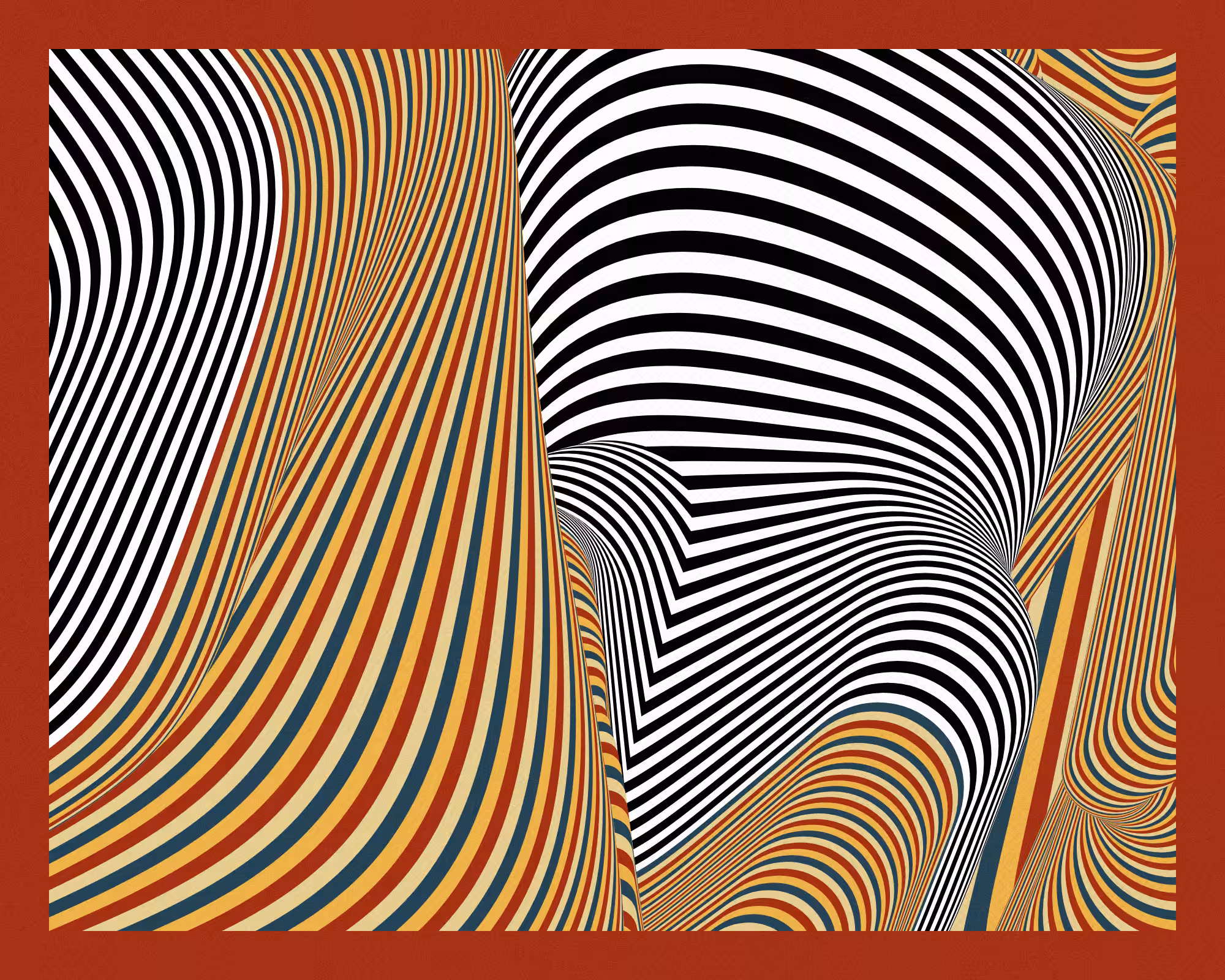 Alternating bands of color #181