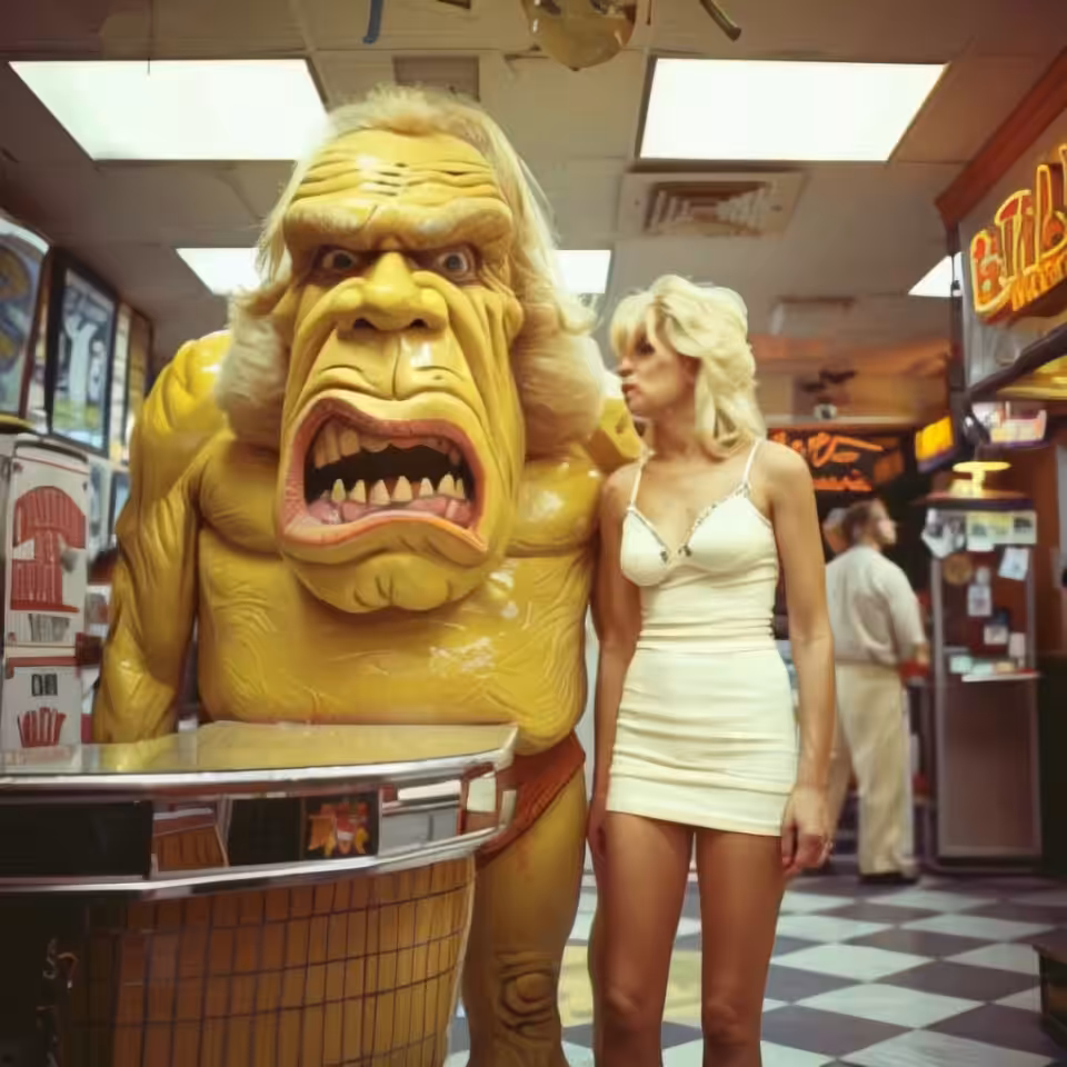 Beauty and the Beast of the Diner