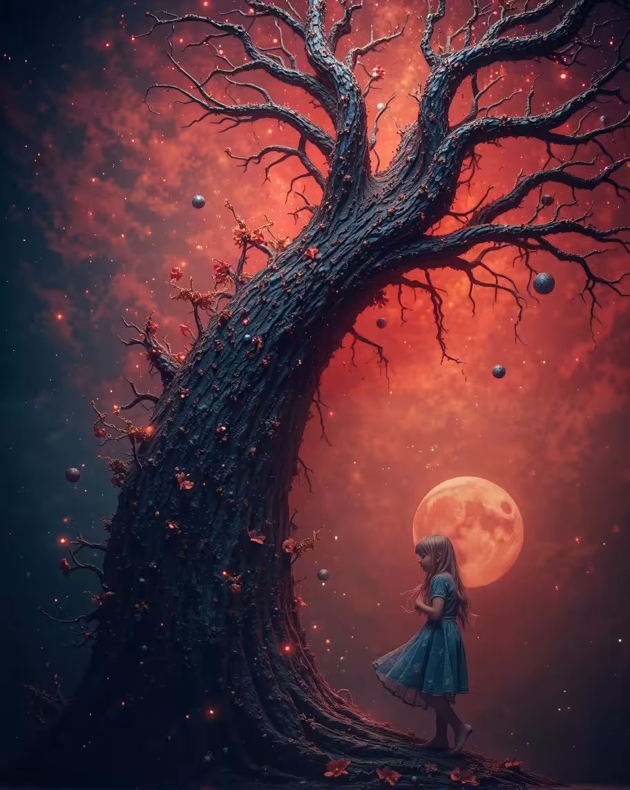 The Guardian Tree of the Crimson Veil
