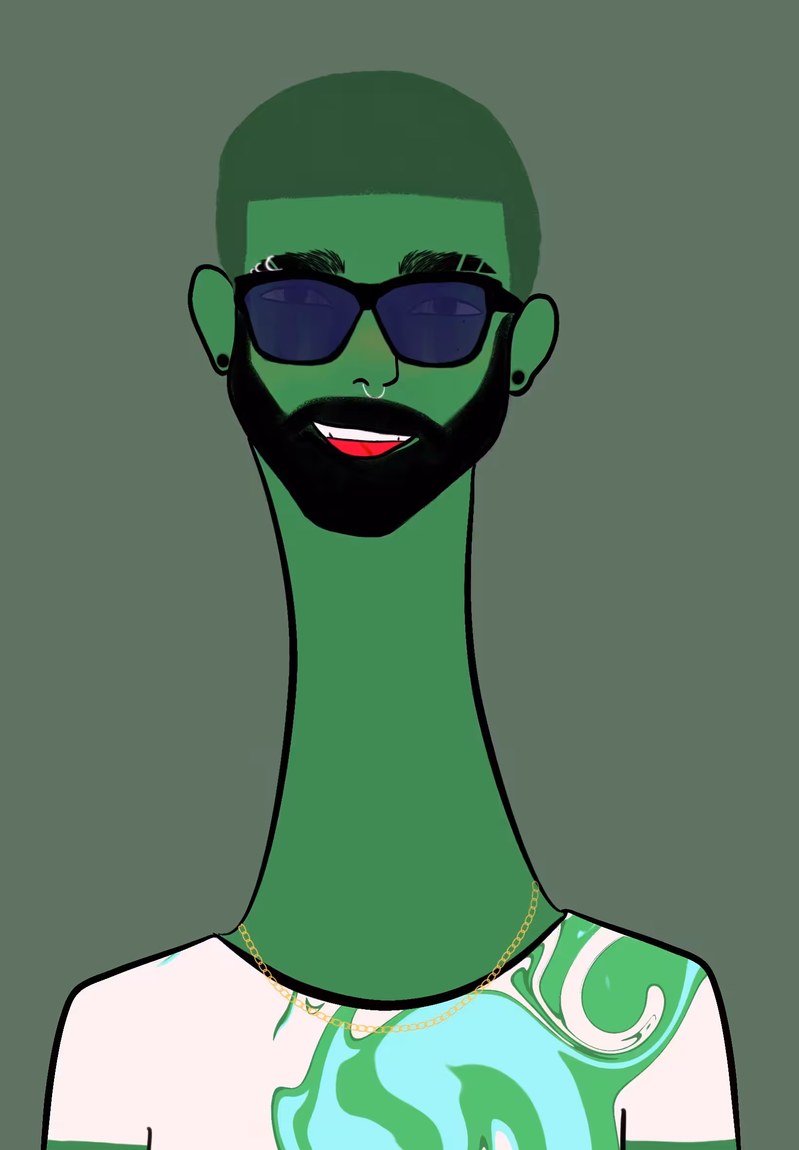 Long Neckie Fellas #2936