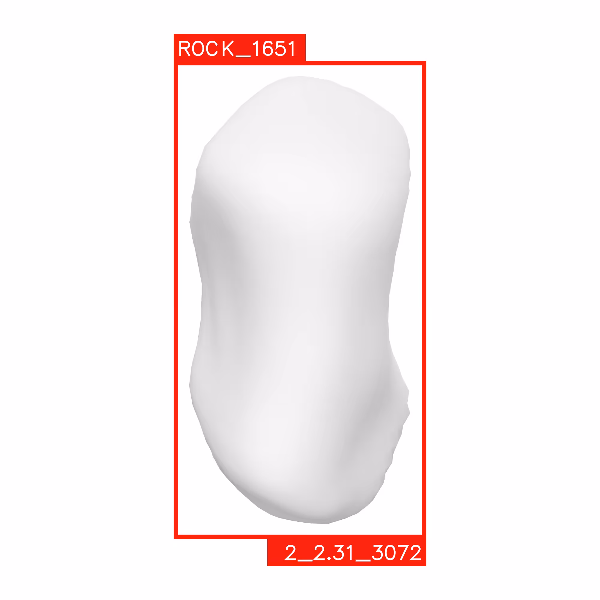 UNSHADED ROCKS: ROCK 1651