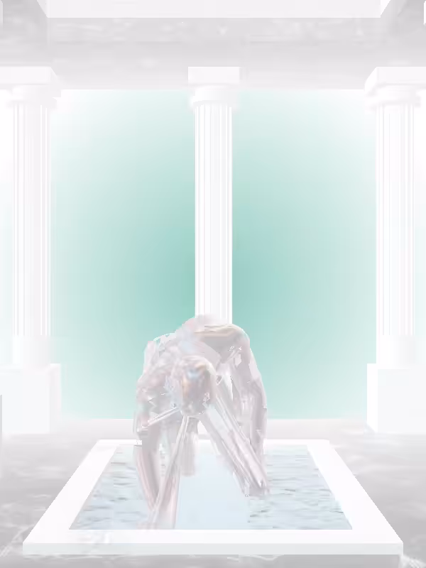 HeavenComputer: The Crawling Holographic Glow Man #6949