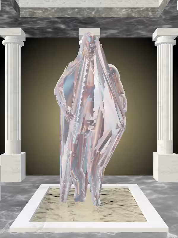 The Injured Holographic Glow Man #7510
