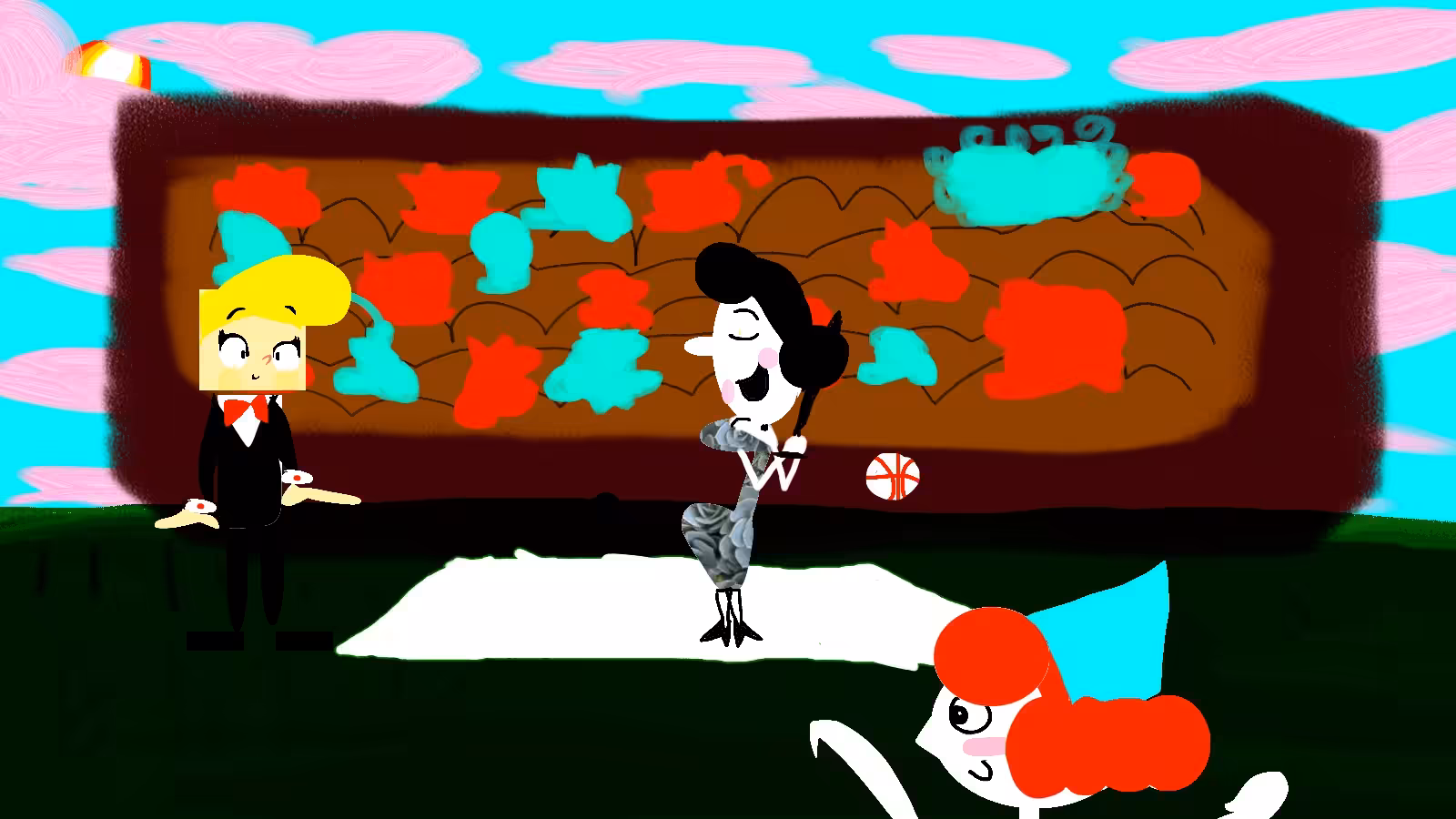 a baseball team -by Nadia