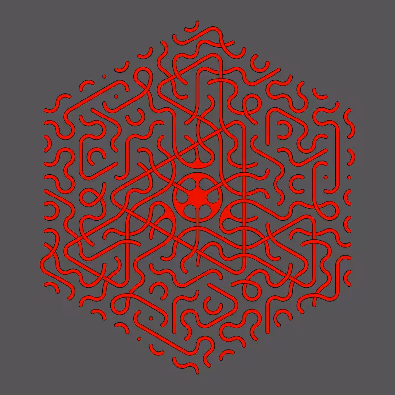 Threefold Symmetry - Dark Variations #93