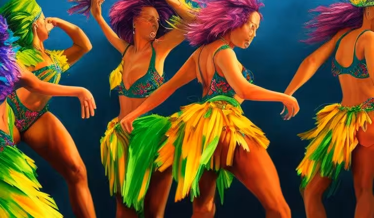 Samba Dance Warrior - Music NFT