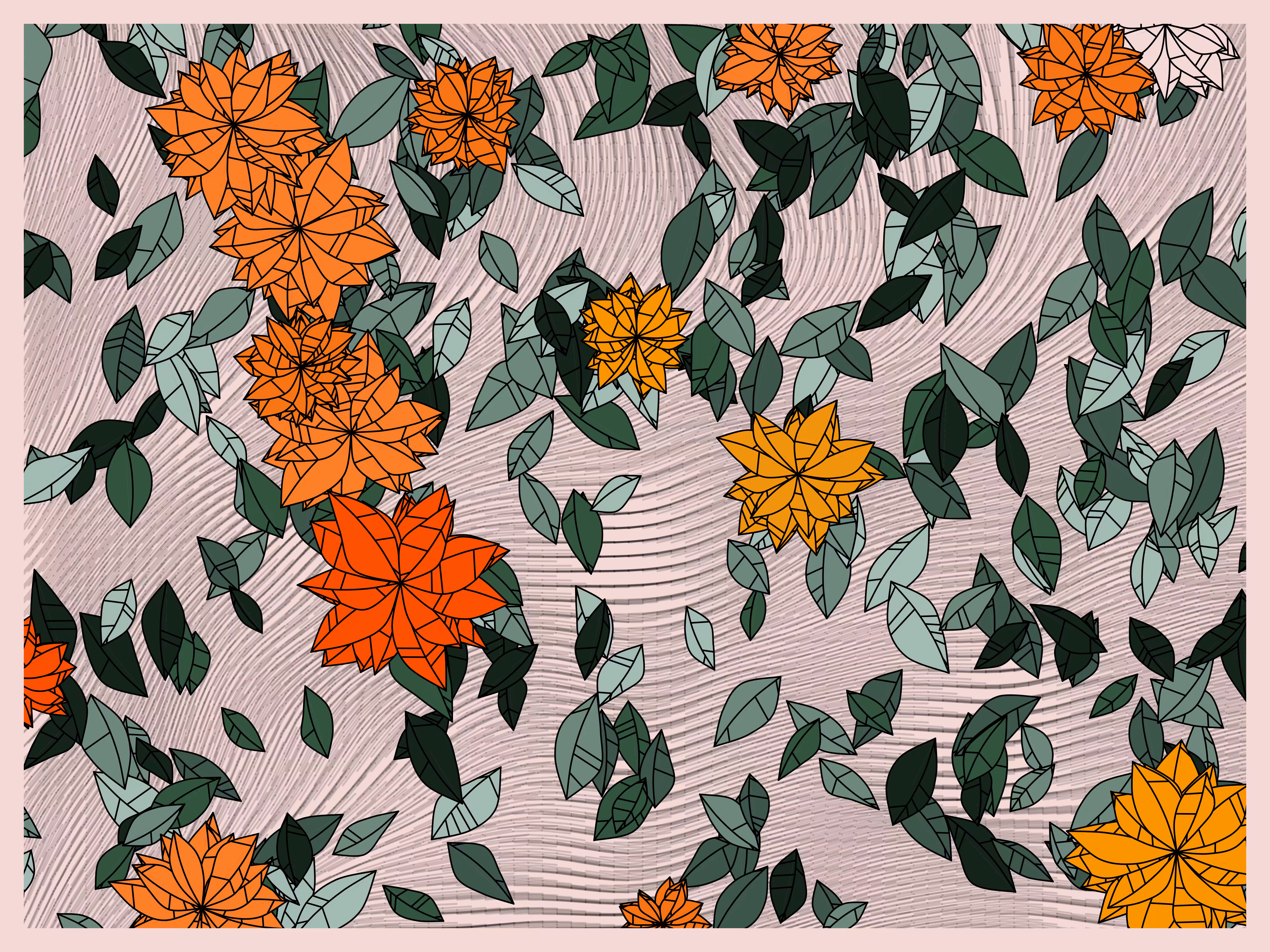 Fleurs dans le vent #8