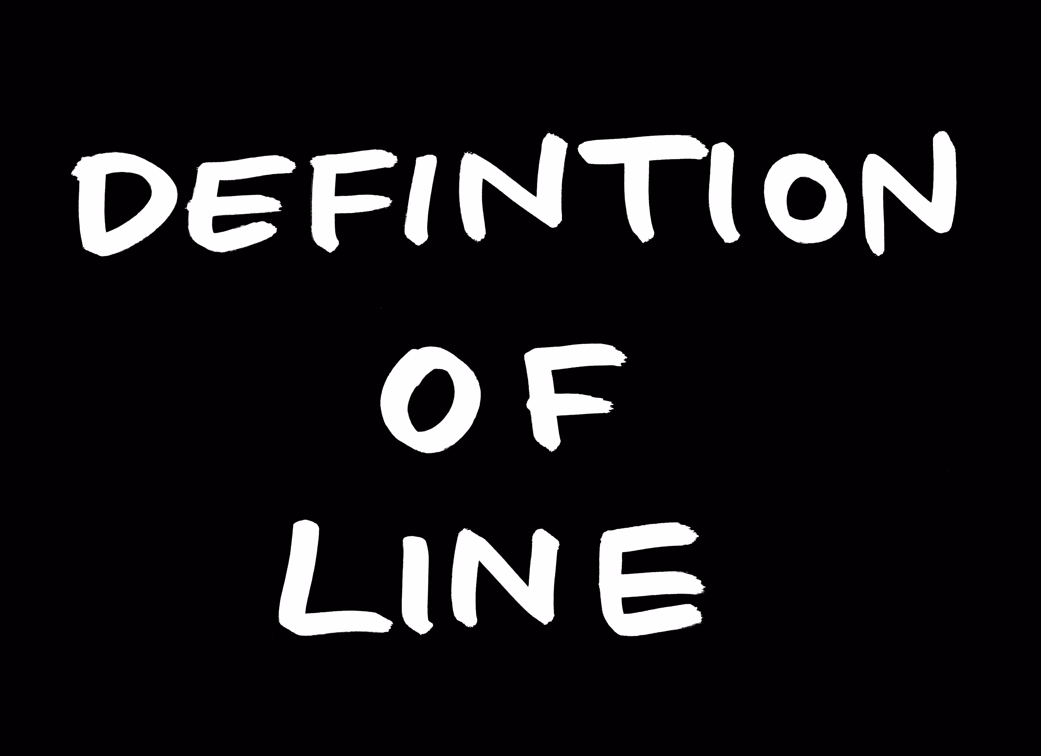 Definition Of Line