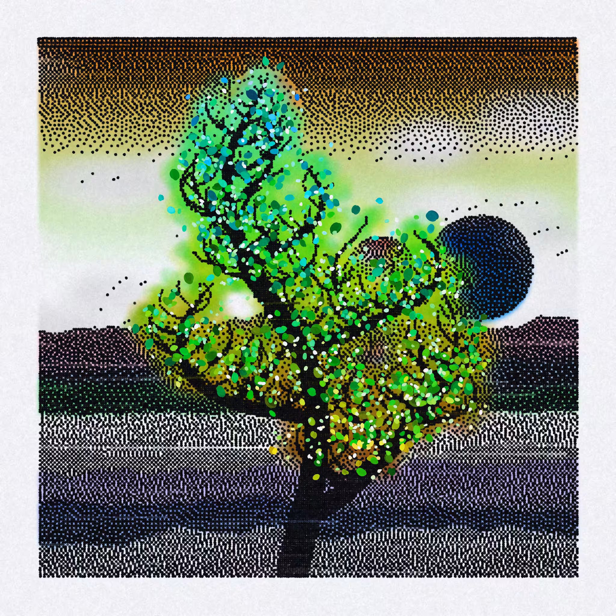 Dithered Branches #1