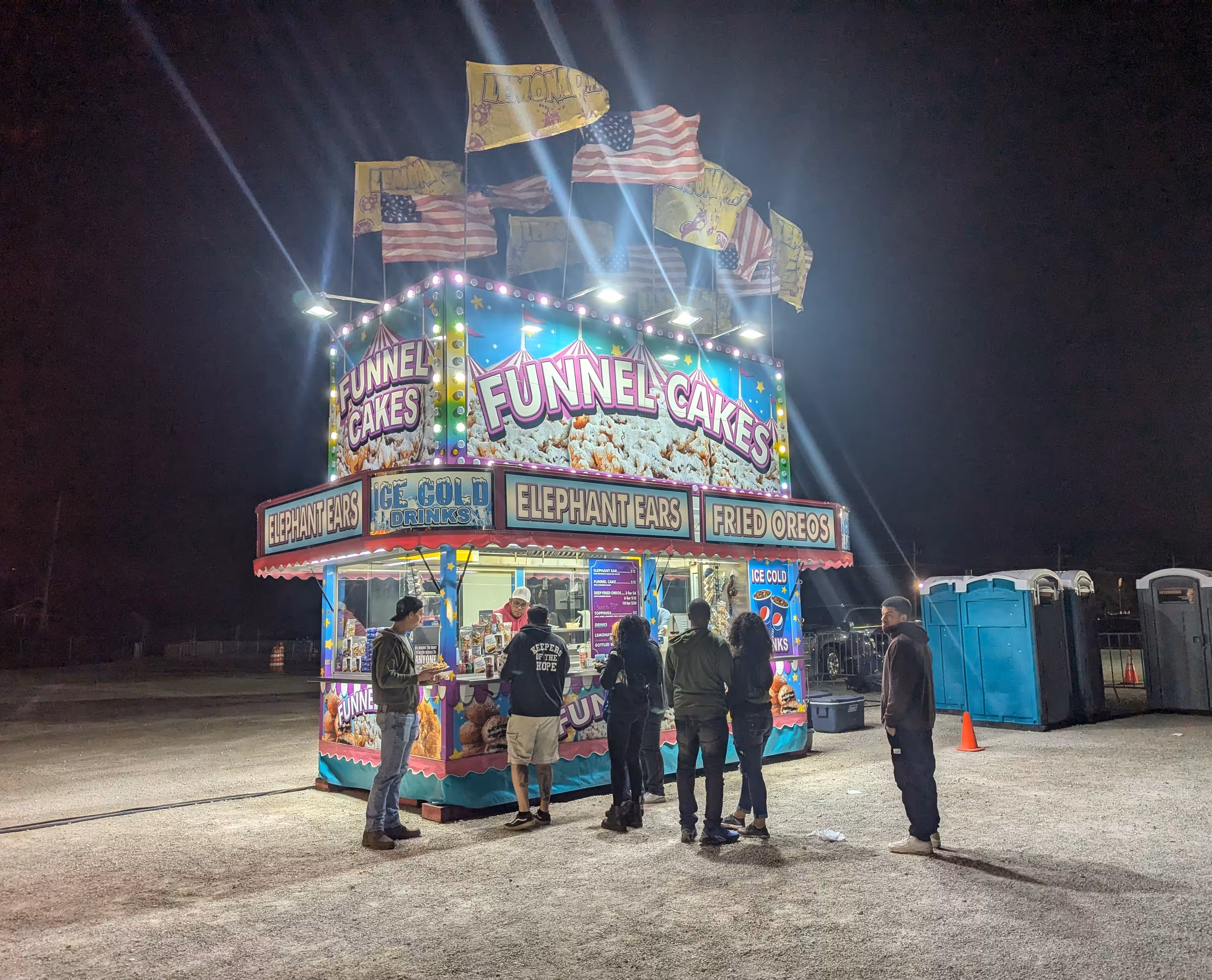 Funnel cakes in purgatory