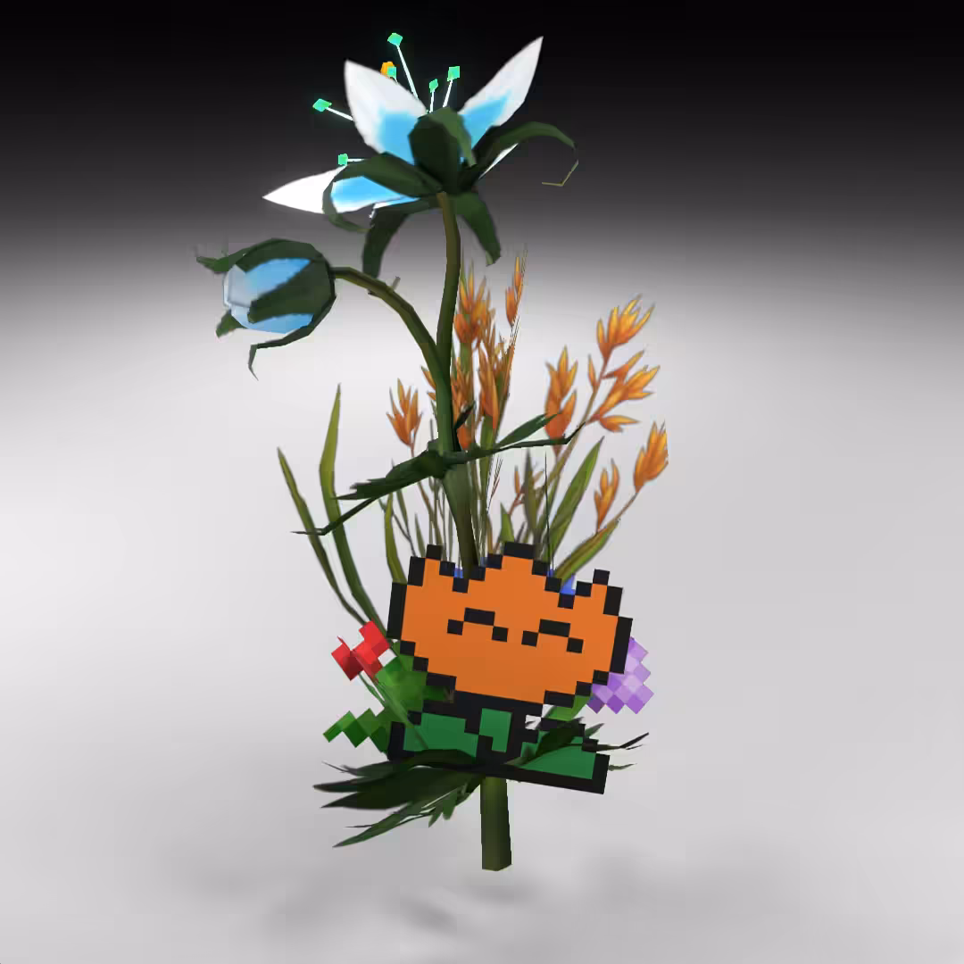 Hand-hacked Bouquet 151