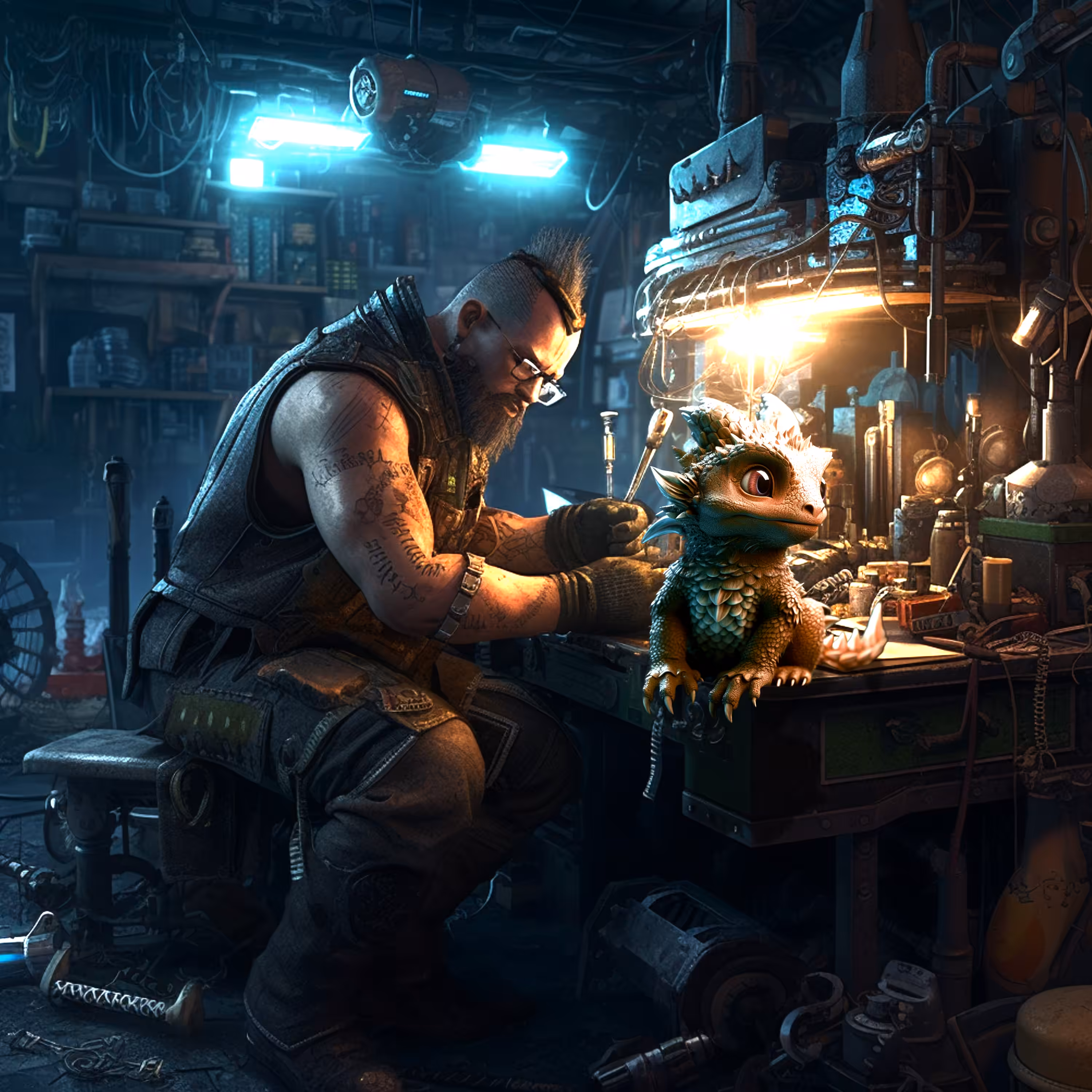 Alchemist and the Dragon