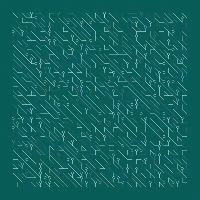 Generative Blueprint : Printed Circuit #1